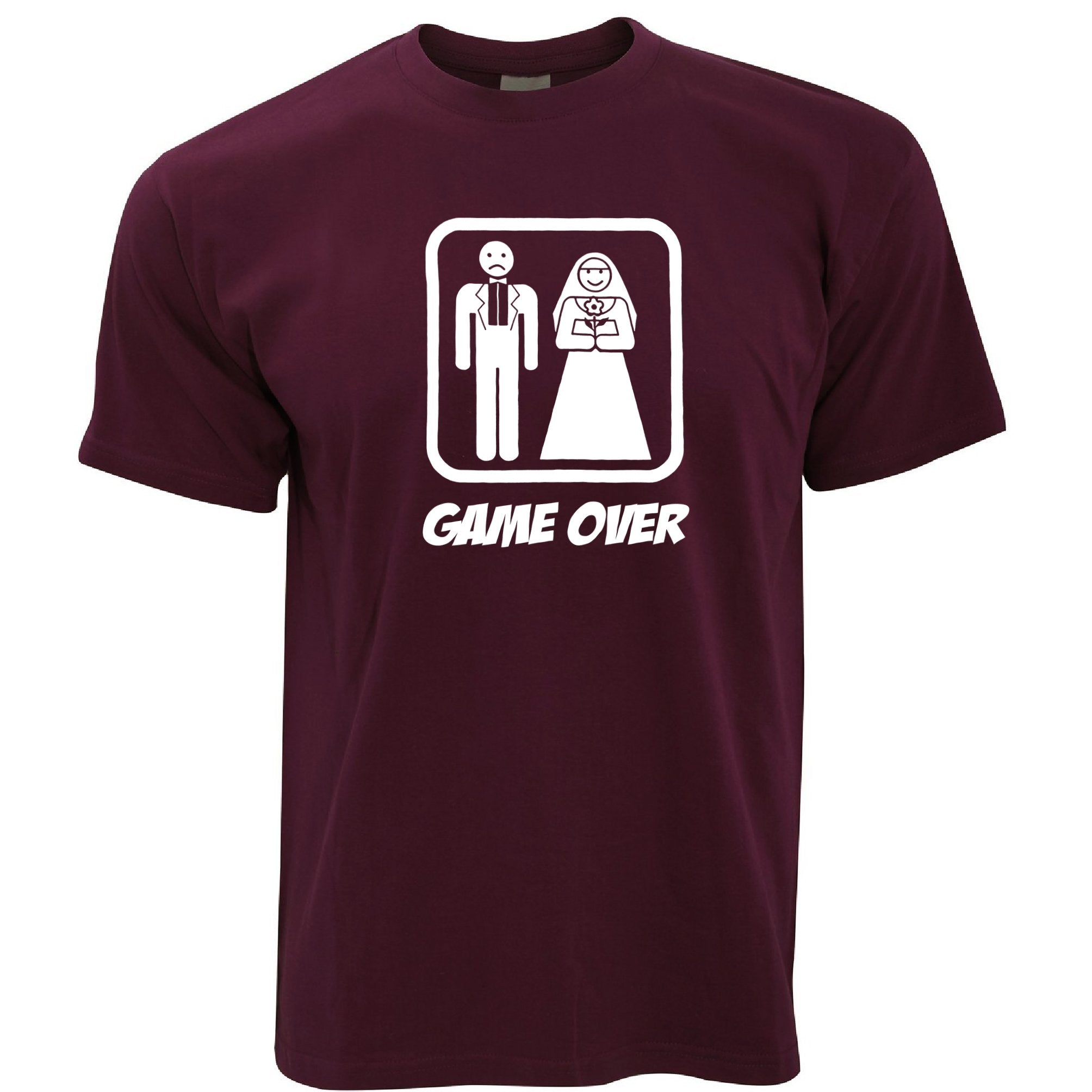 Game Over Novelty T Shirt Wedding Stag Do Hen Night