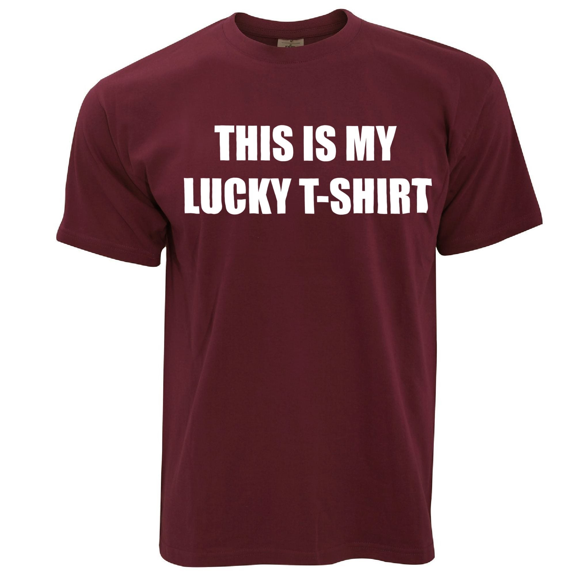 This Is My Lucky T Shirt Novelty Slogan