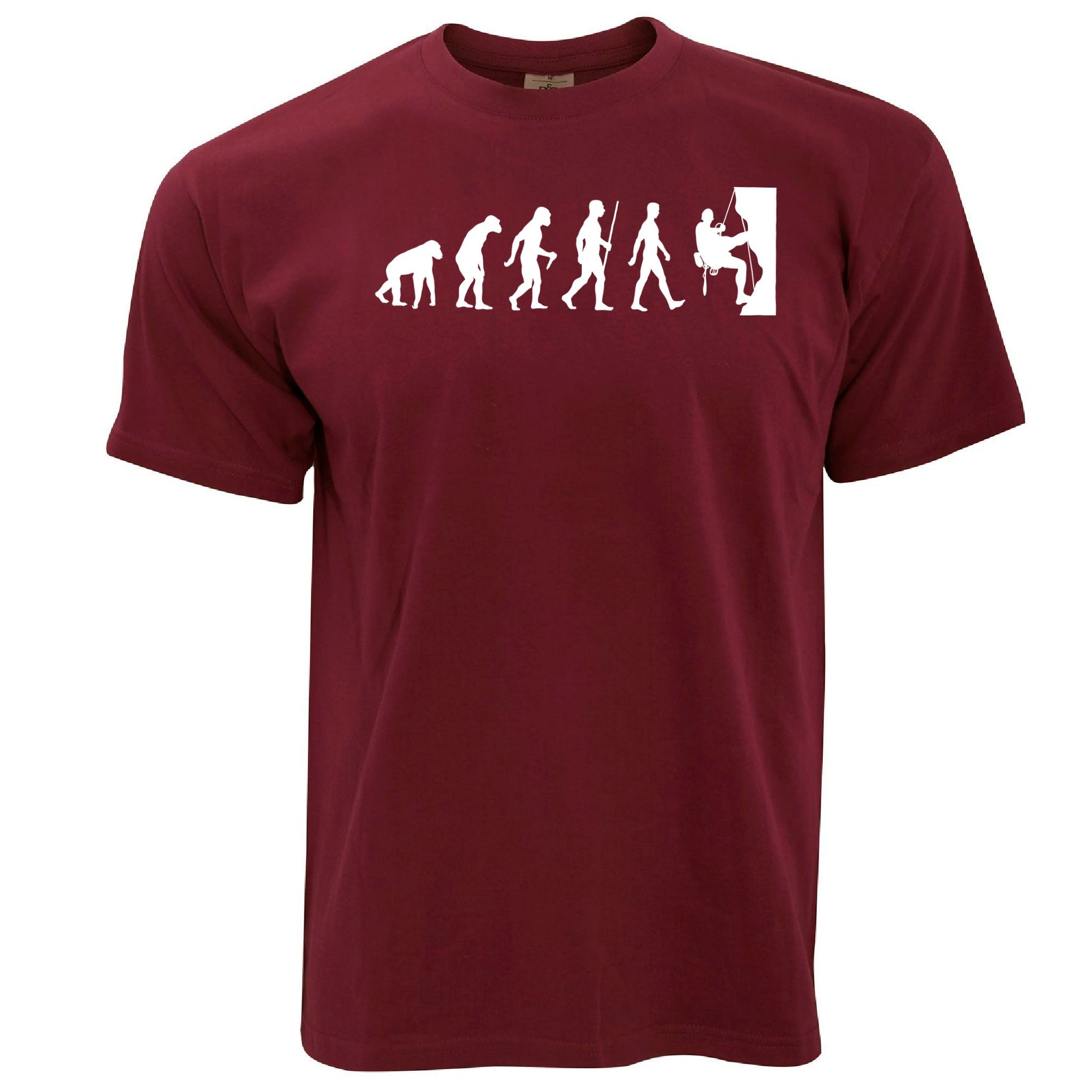 Evolution Of Rock Climbing T Shirt