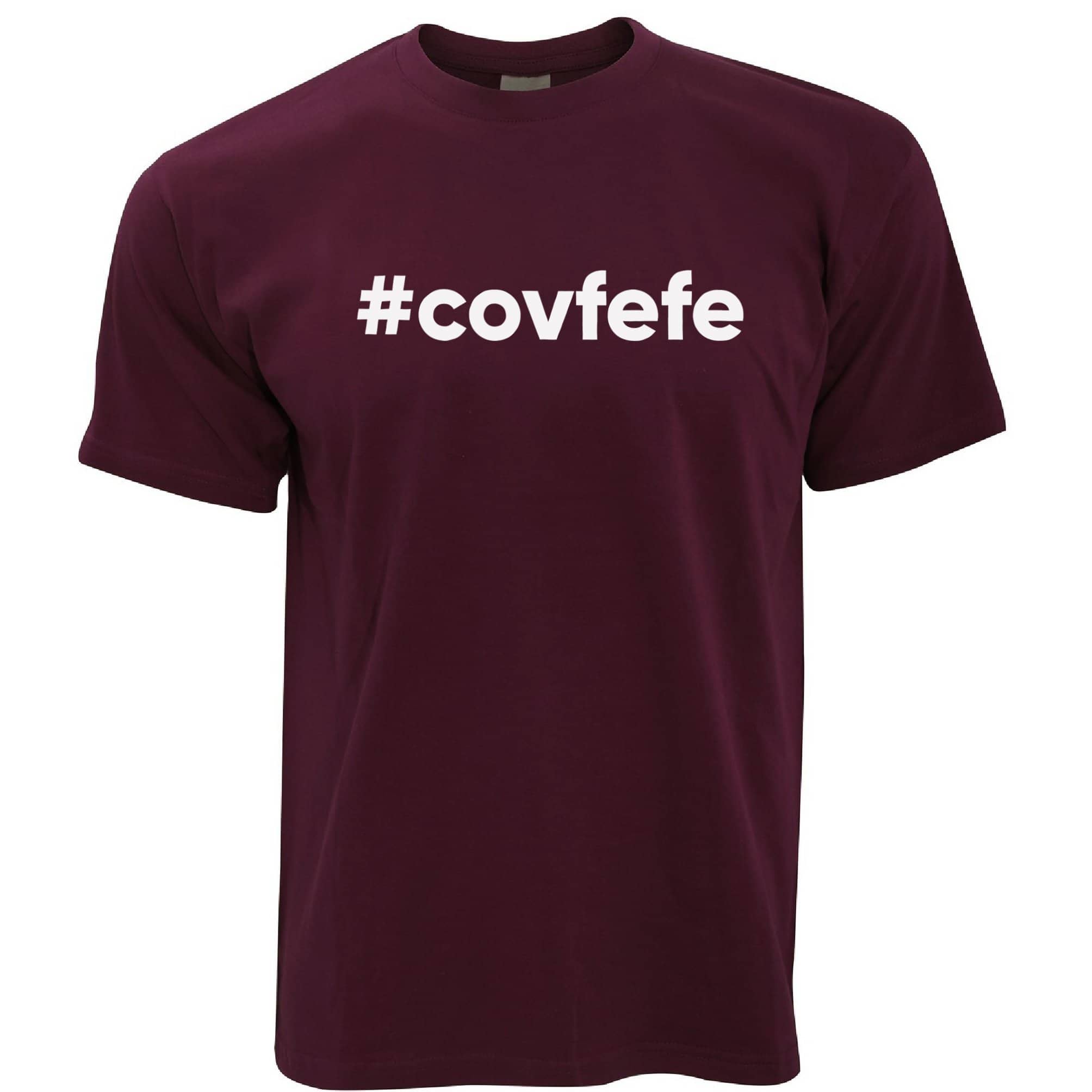 Novelty Donald Trump #covfefe Joke T Shirt