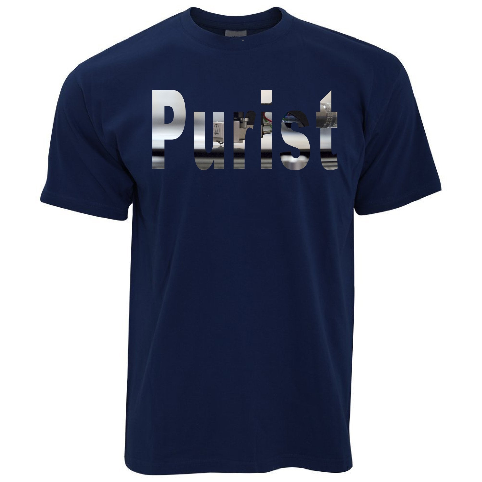 Old School DJ T Shirt Purist With Record Player