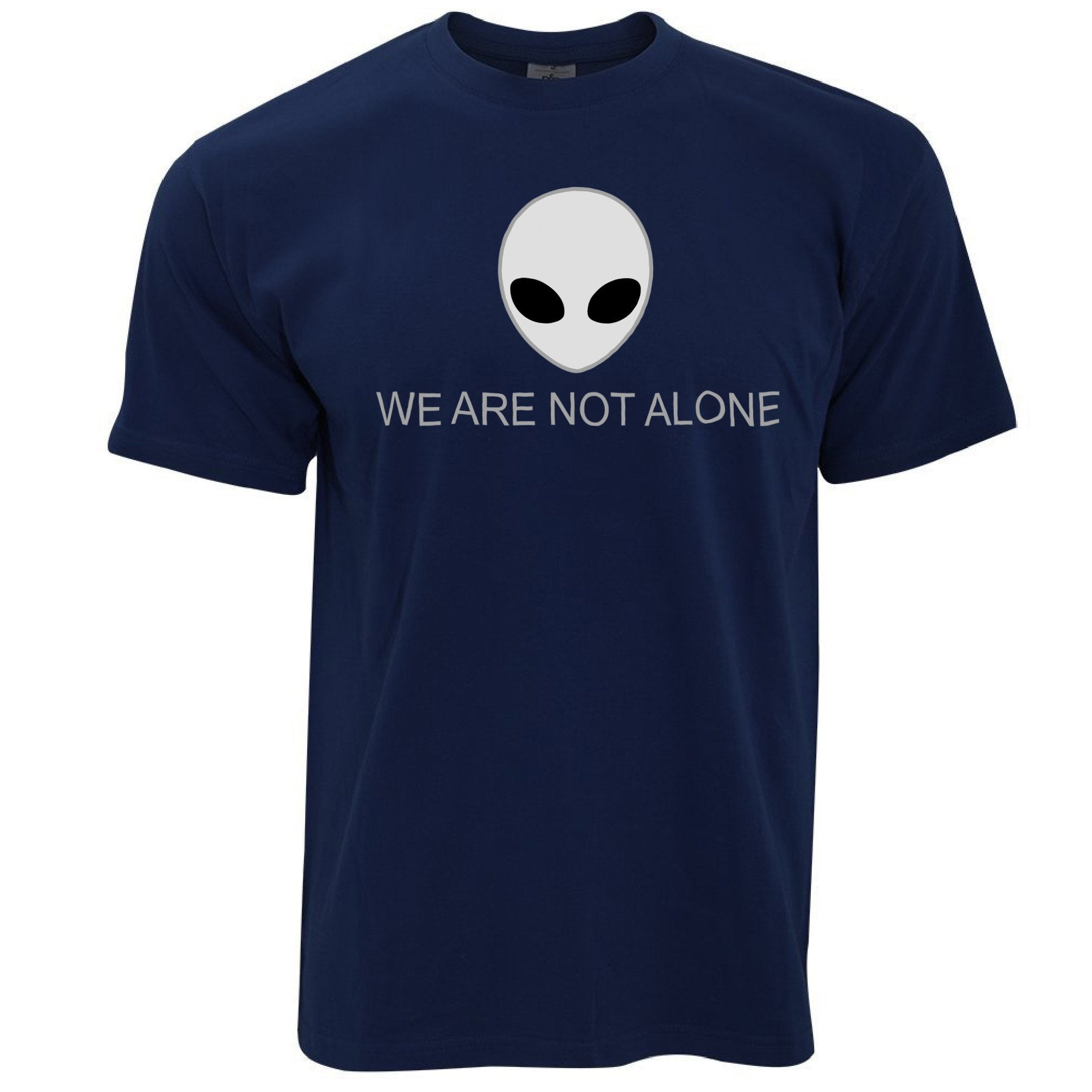 We Are Not Alone Alien Head T Shirt