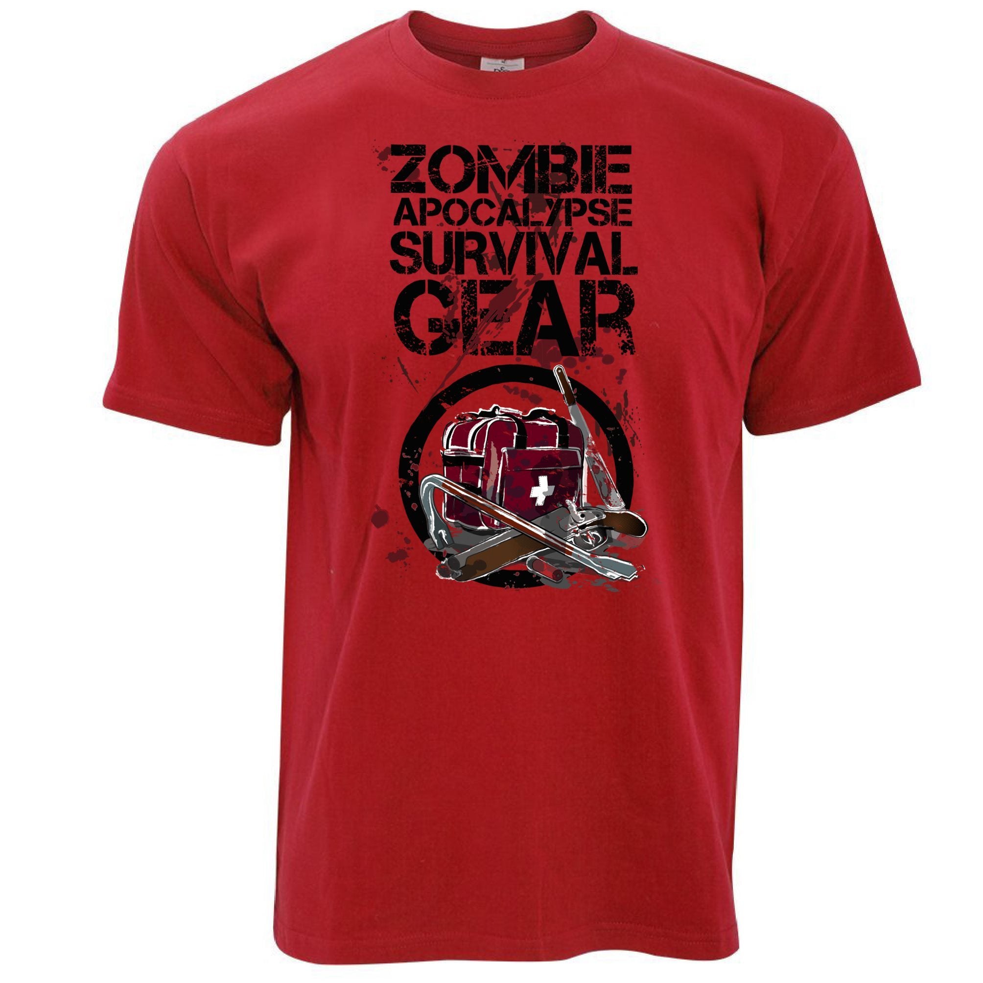 Halloween T Shirt Zombie Apocolypse Survival Gear