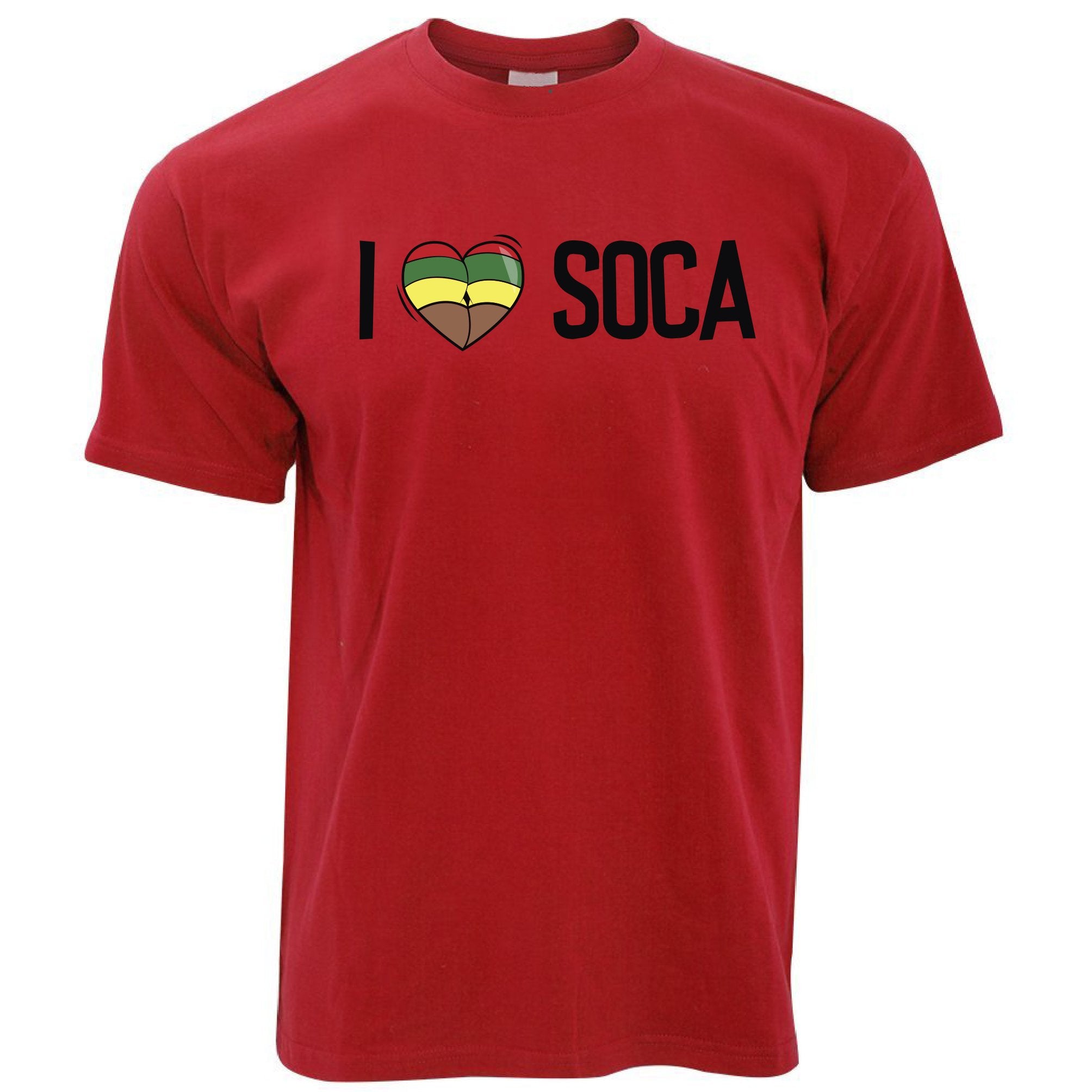 Music T Shirt I Love Soca Reggae Jamaica Dub Carnival