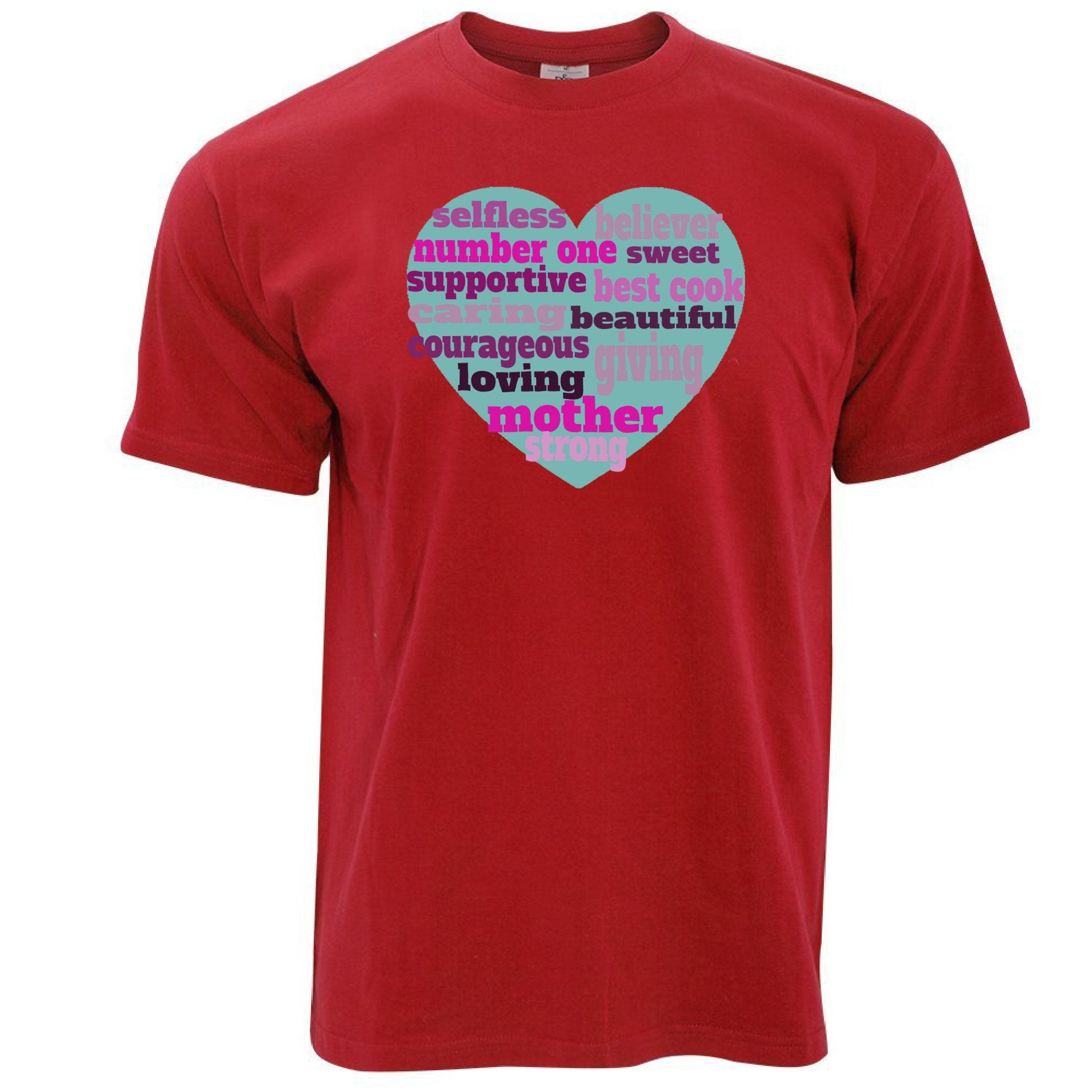 Mother's Day T Shirt Heart Of Mum Mom