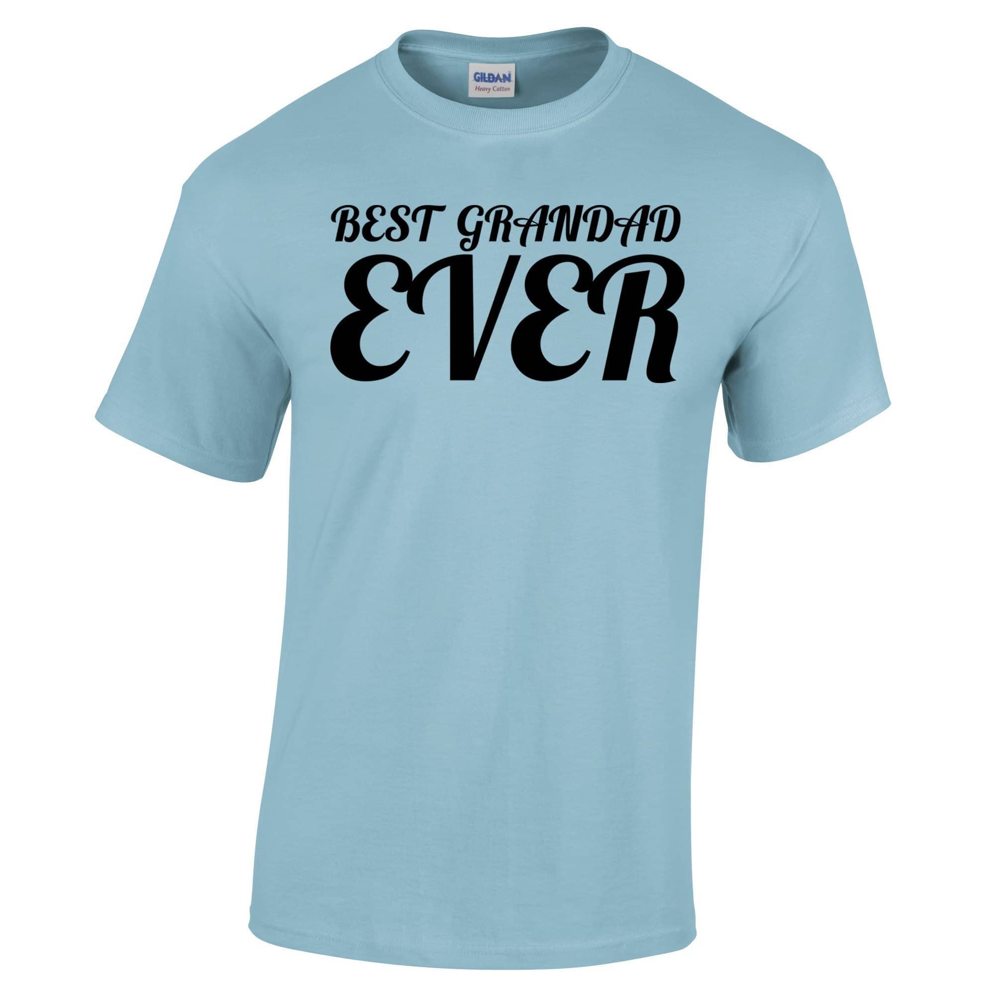 Fathers Day T Shirt Best Grandad Ever Slogan