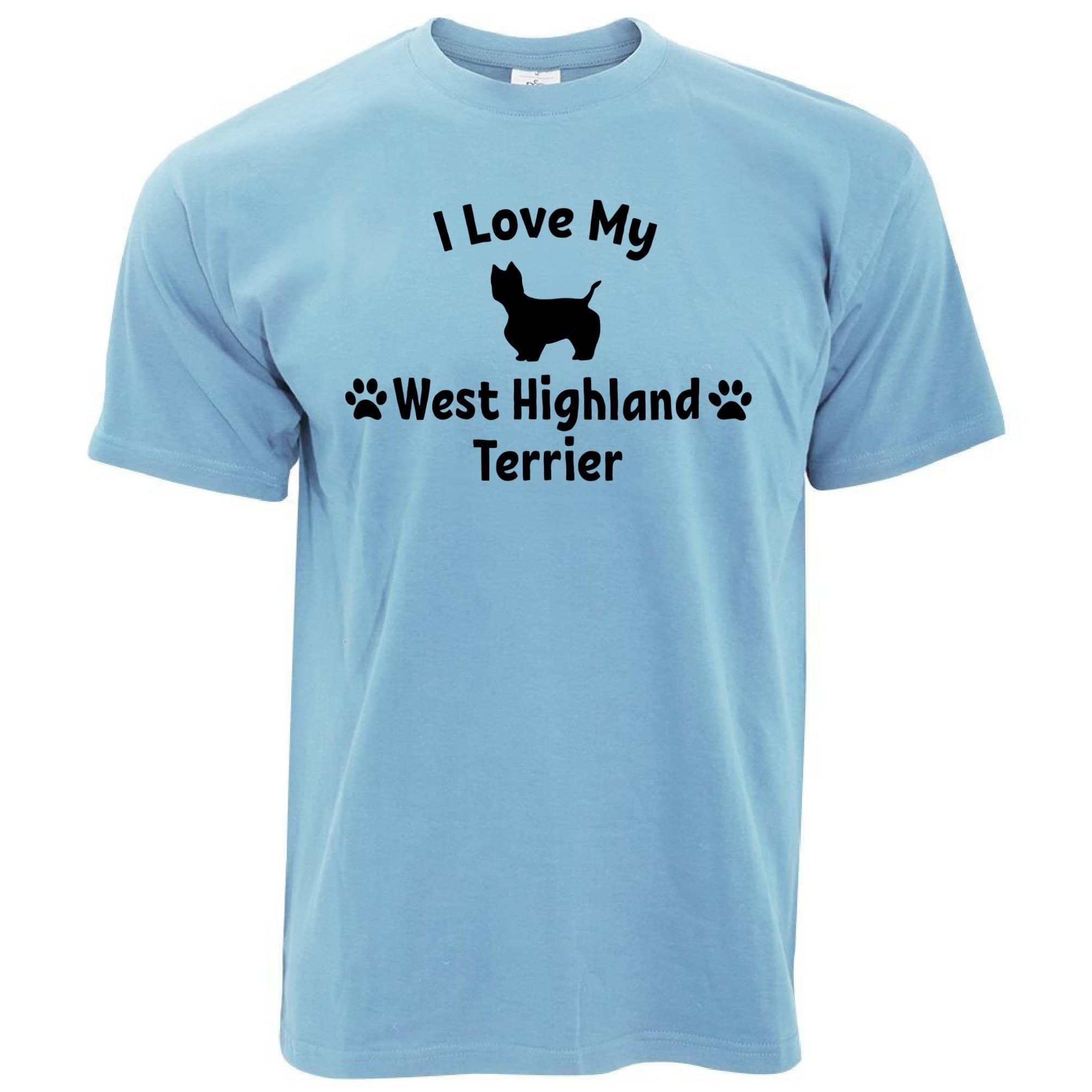 I Love My West Highland Terrier Dog T Shirt