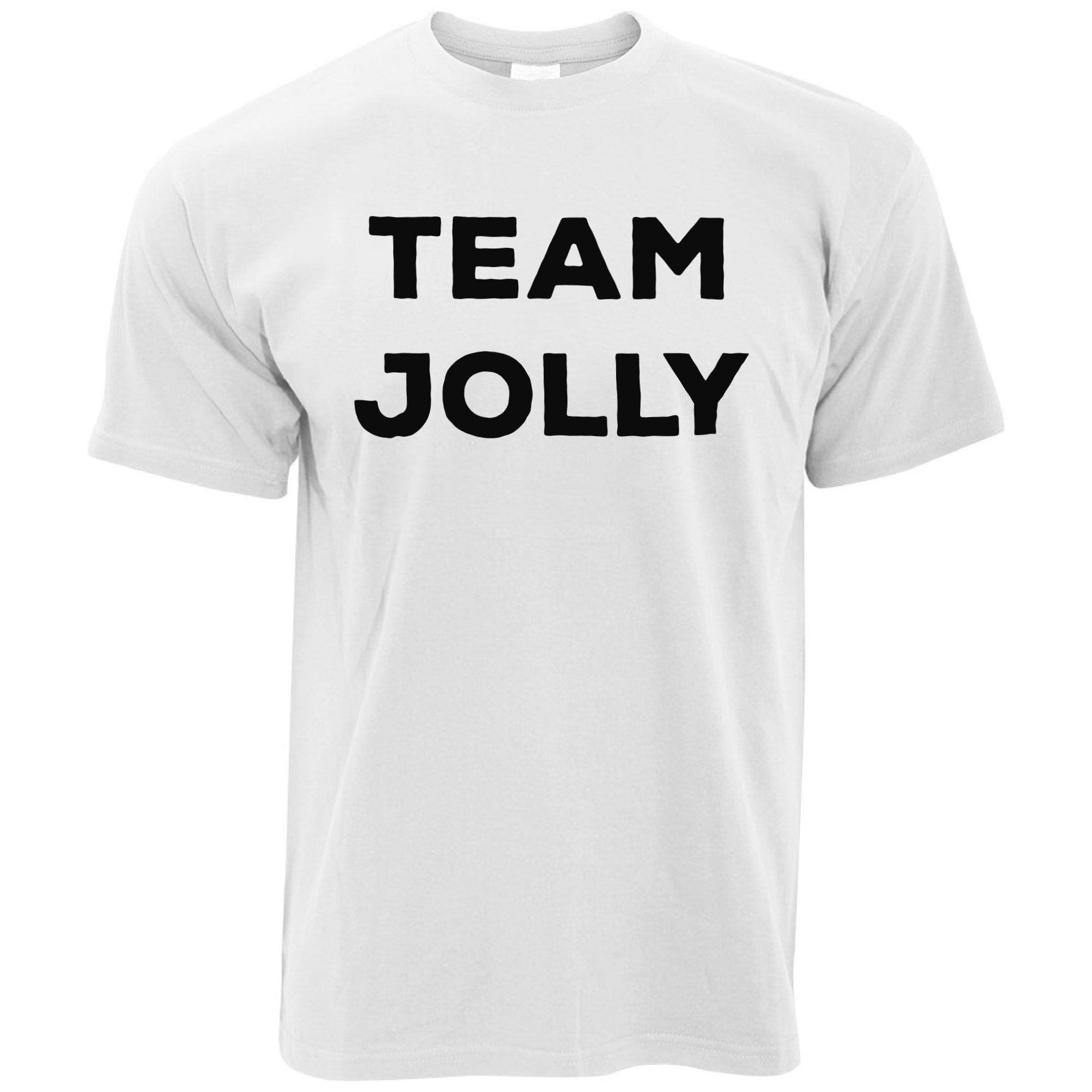 Novelty Christmas T Shirt Team Jolly Slogan