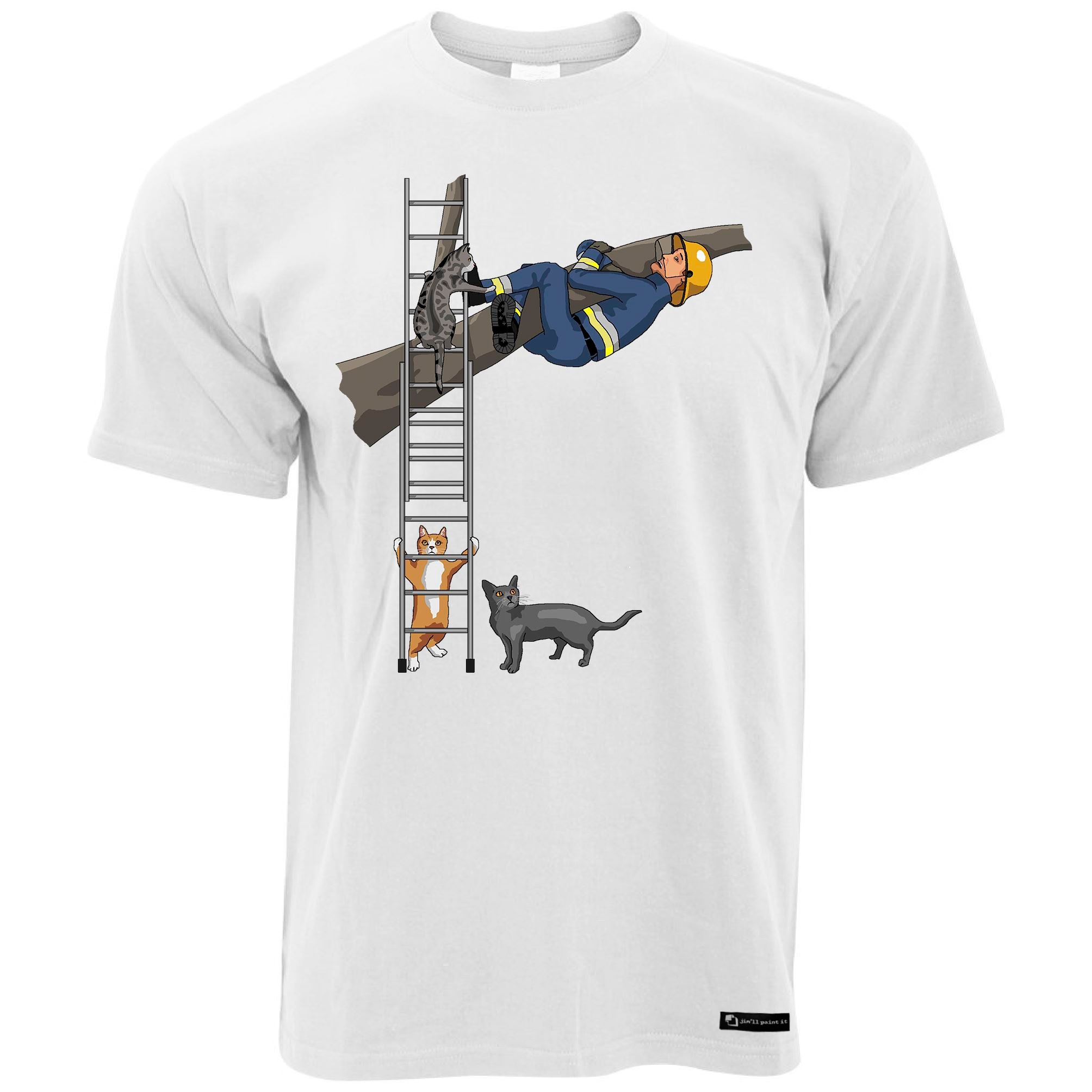 Fireman Rescue Official Jim T Shirt