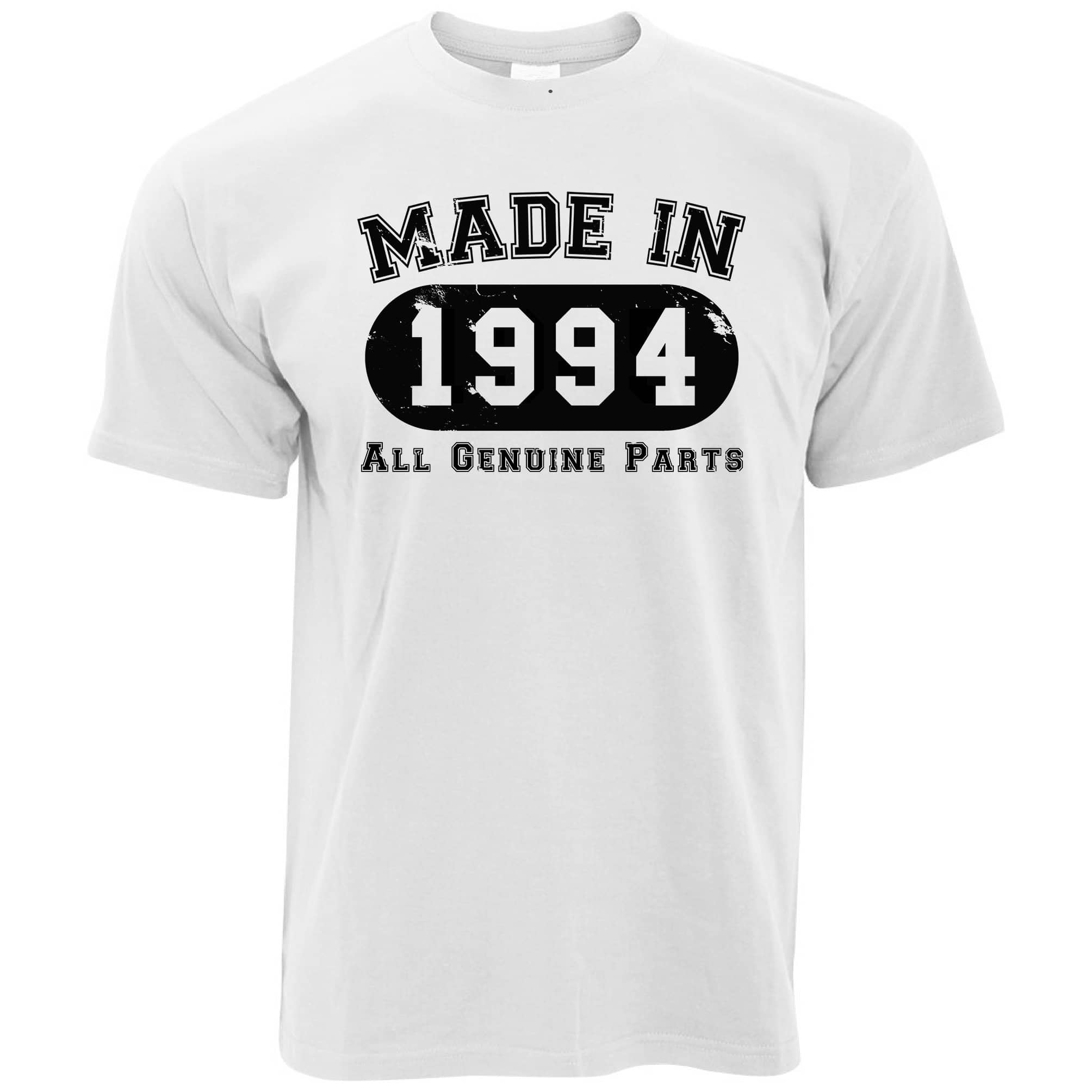 Birthday T Shirt Made in 1994 All Genuine Parts