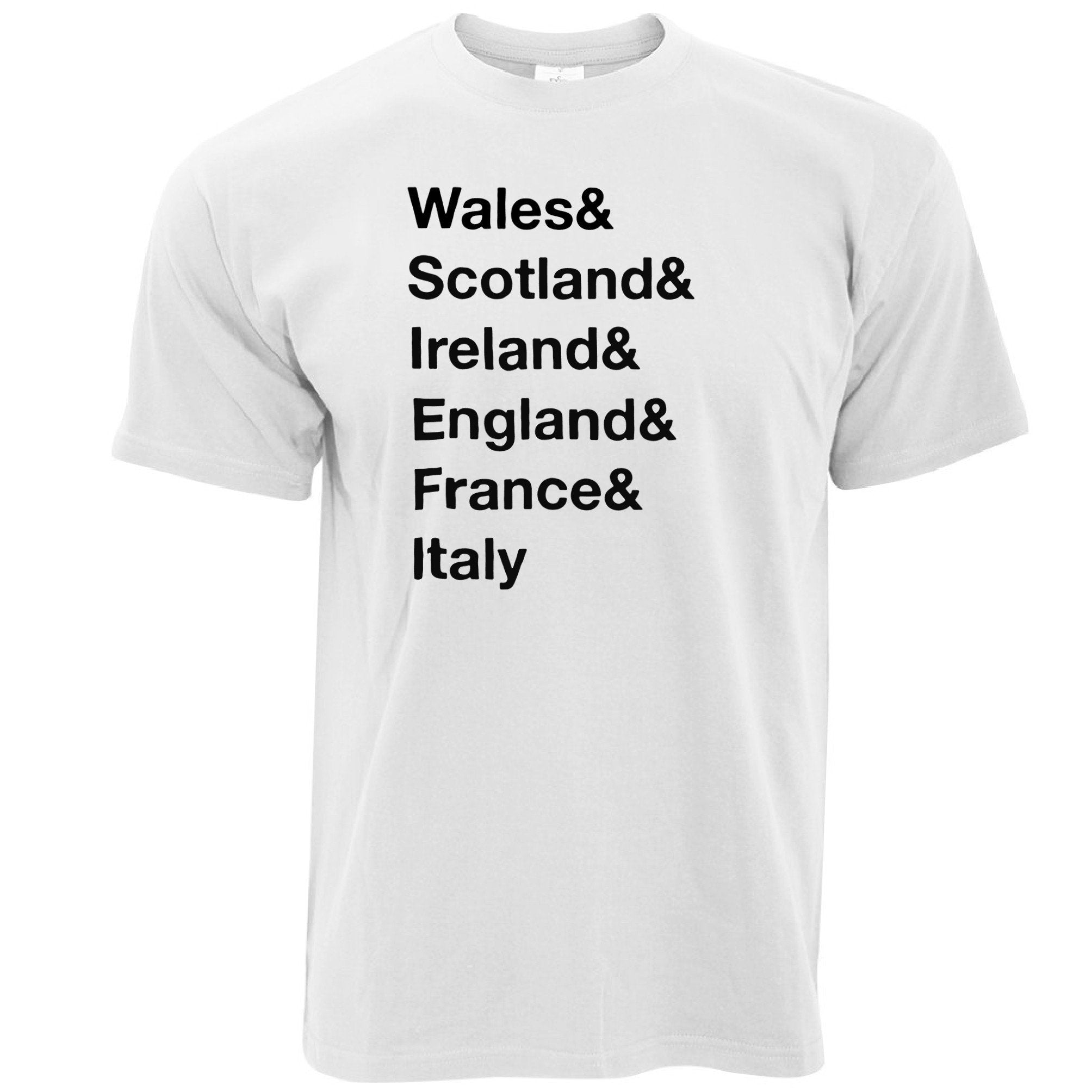 The Six Nations T Shirt Wales, Scotland, Ireland