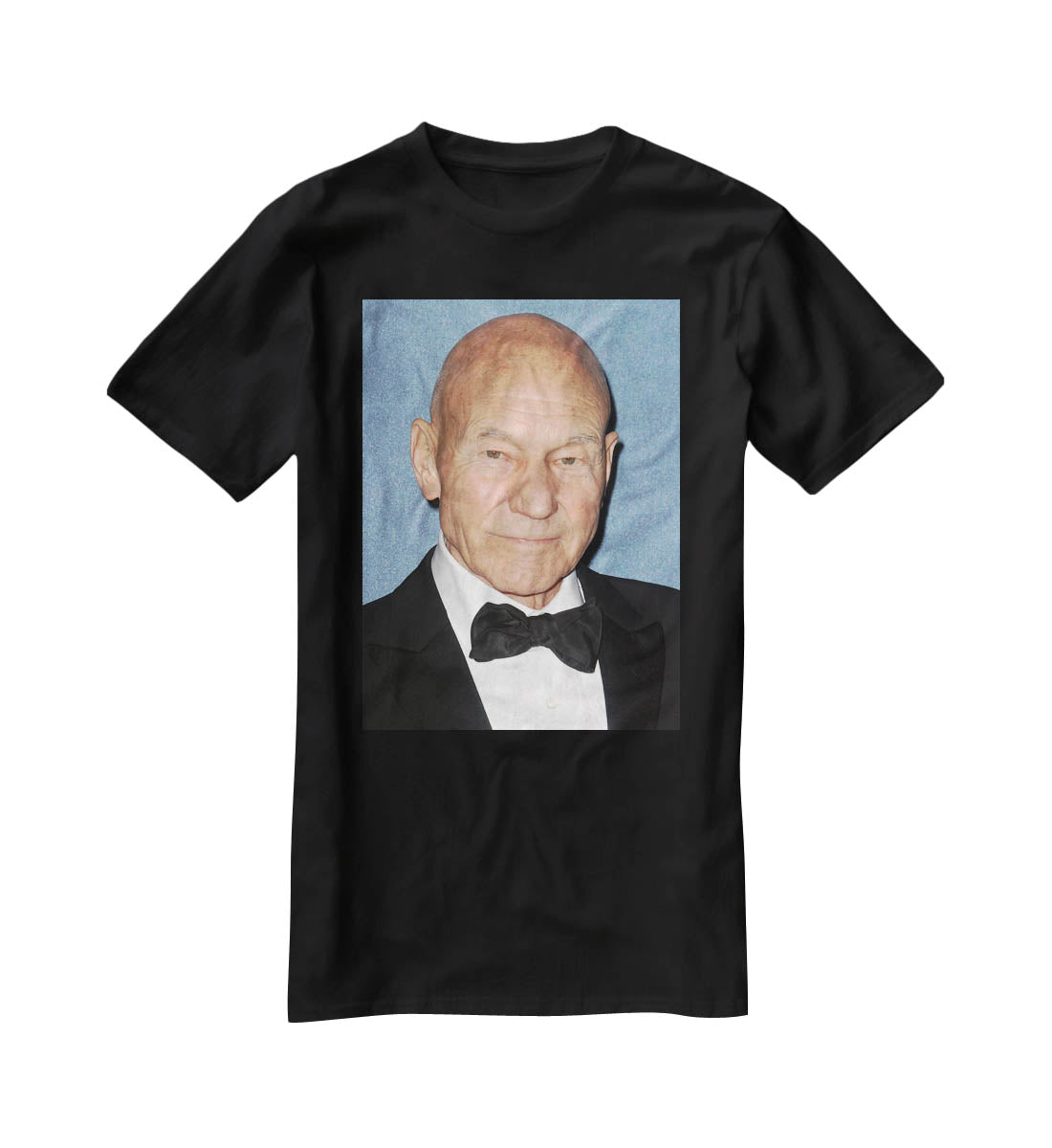 Patrick Stewart in a bow tie T-Shirt