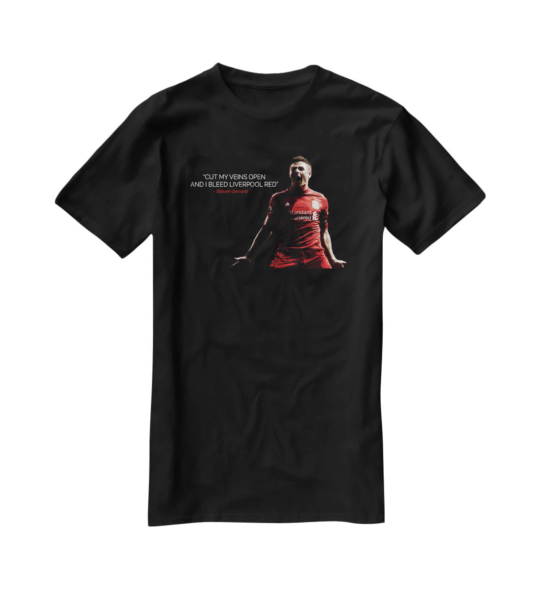 Steven Gerrard Liverpool Red T-Shirt