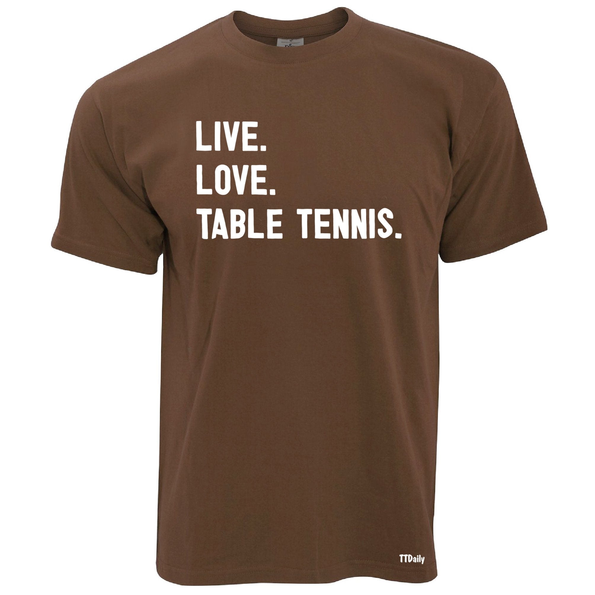 Live Love Table Tennis Table Tennis T Shirt Ping Pong Player