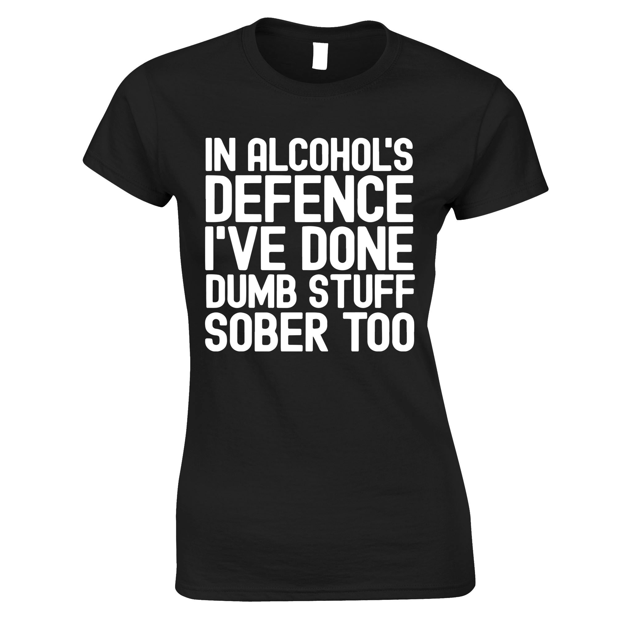 In Alcohols Defence Womens T Shirt