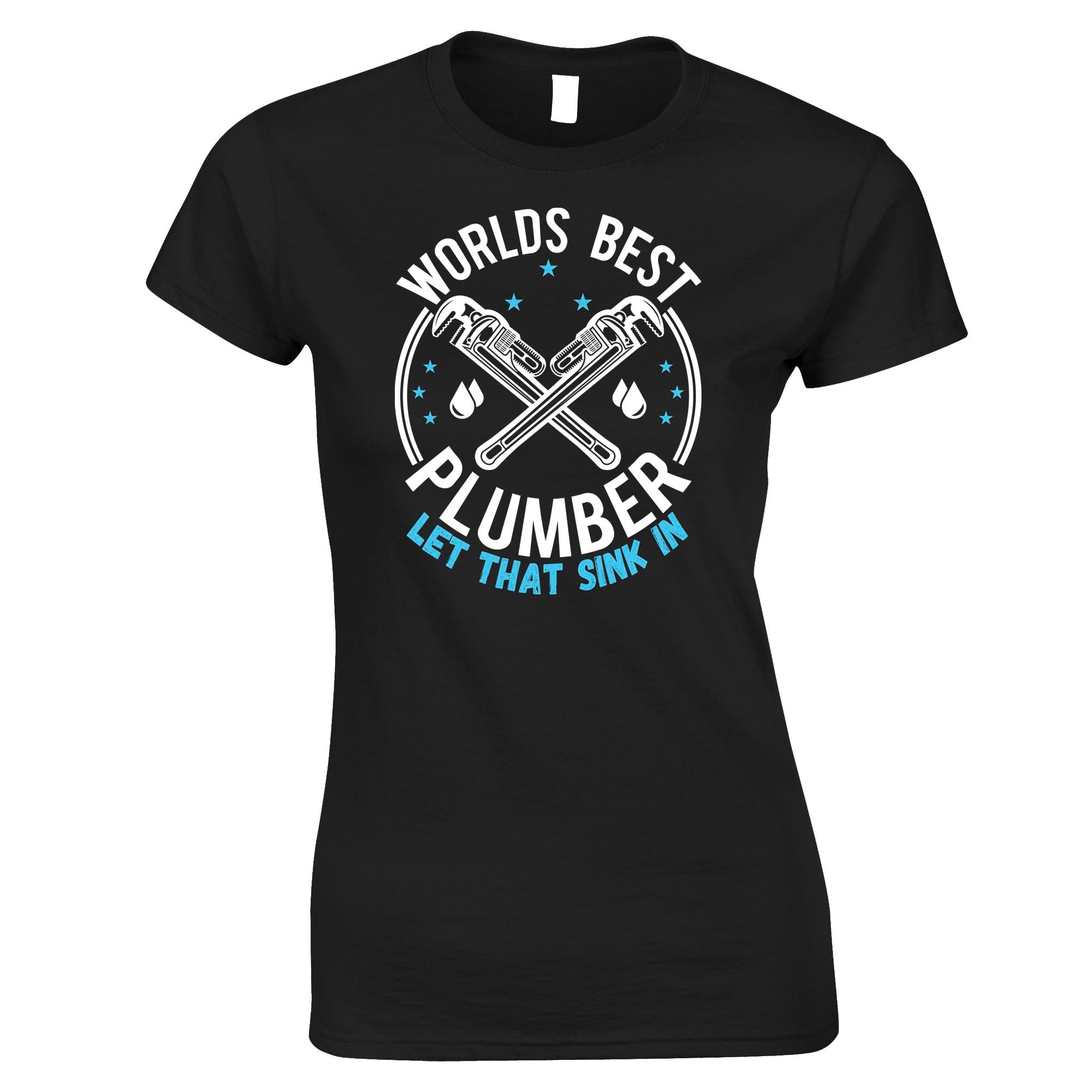 World's Best Plumber Womens T Shirt Tee