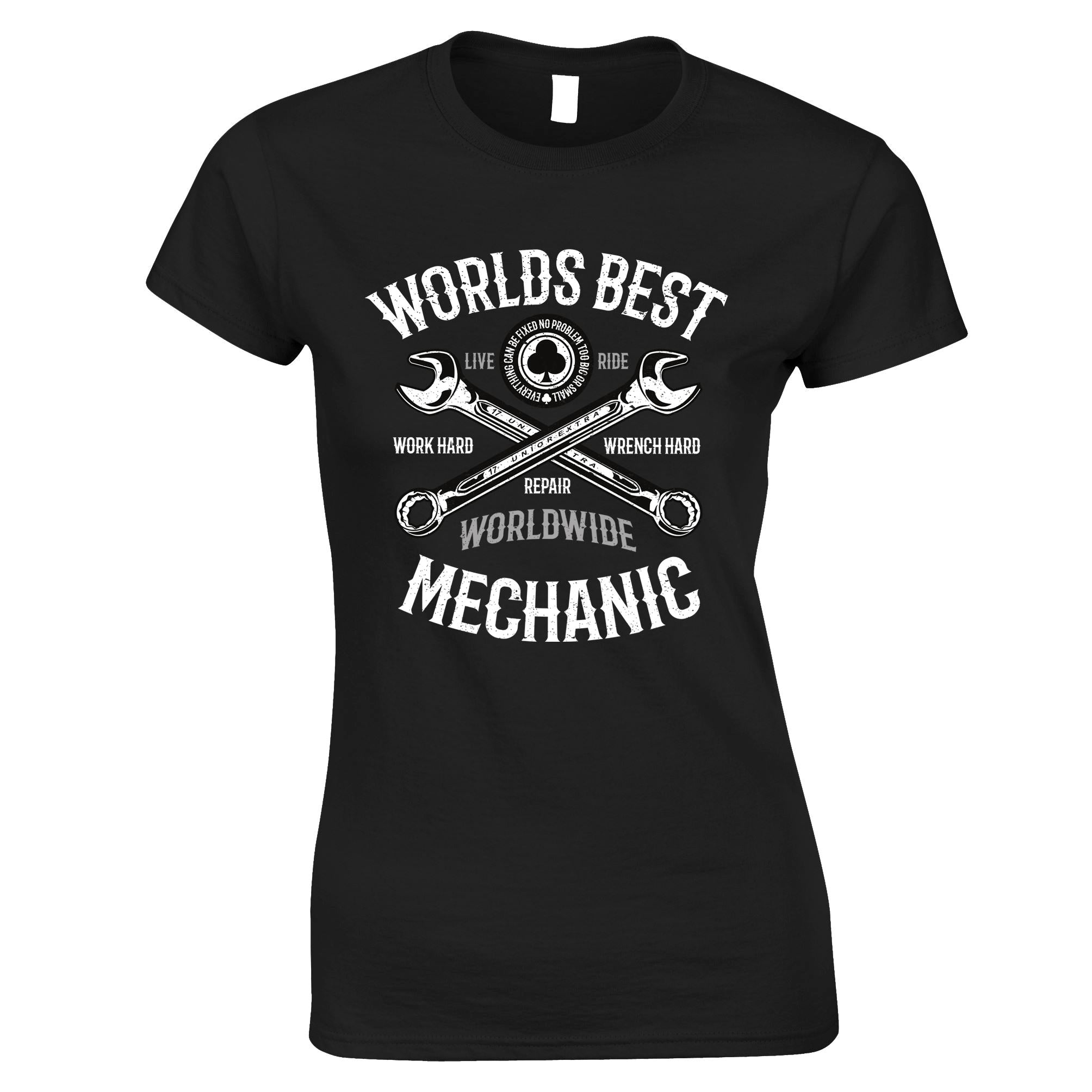 World's Best Mechanic Womens T Shirt Tee