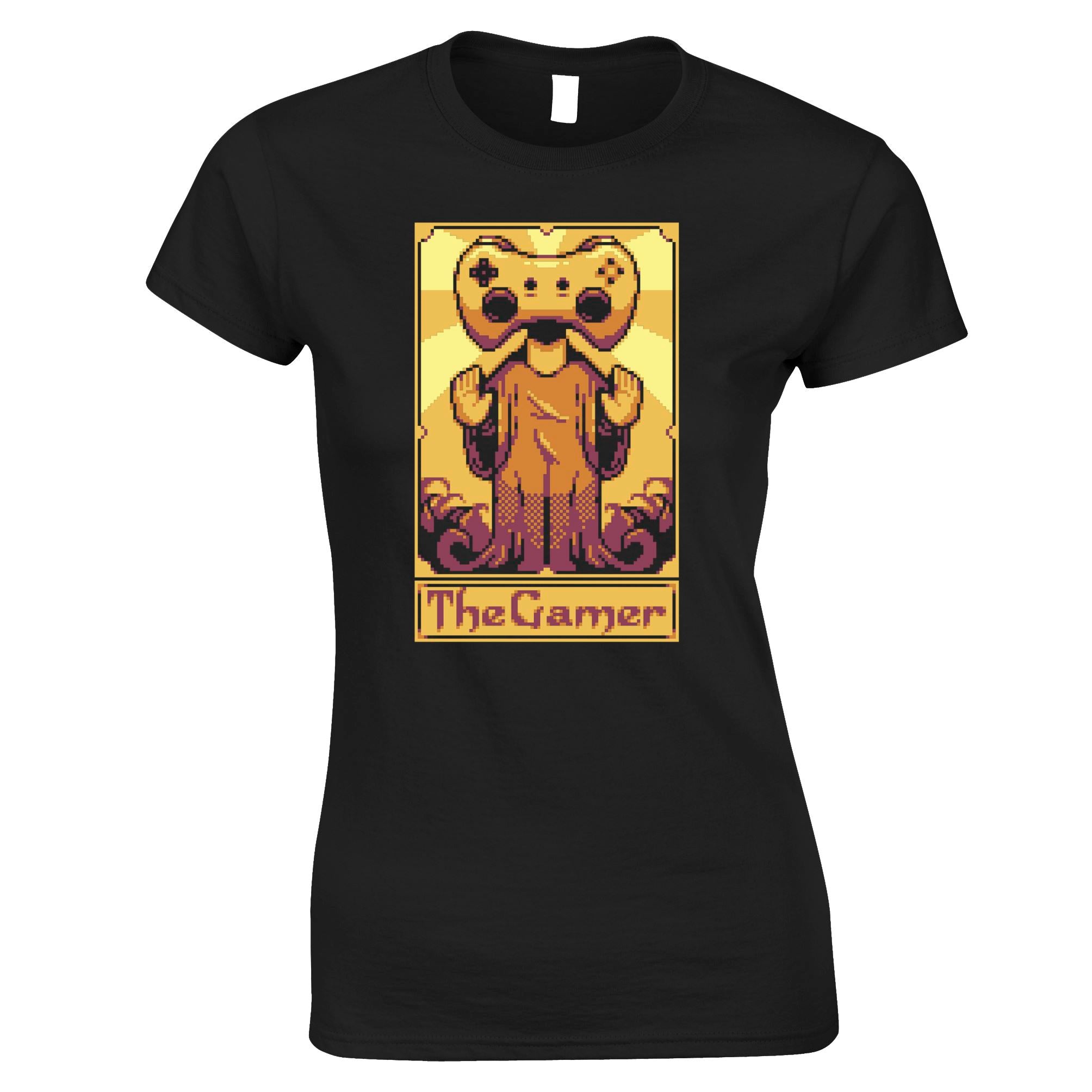 The Gamer Tarot Womens T Shirt