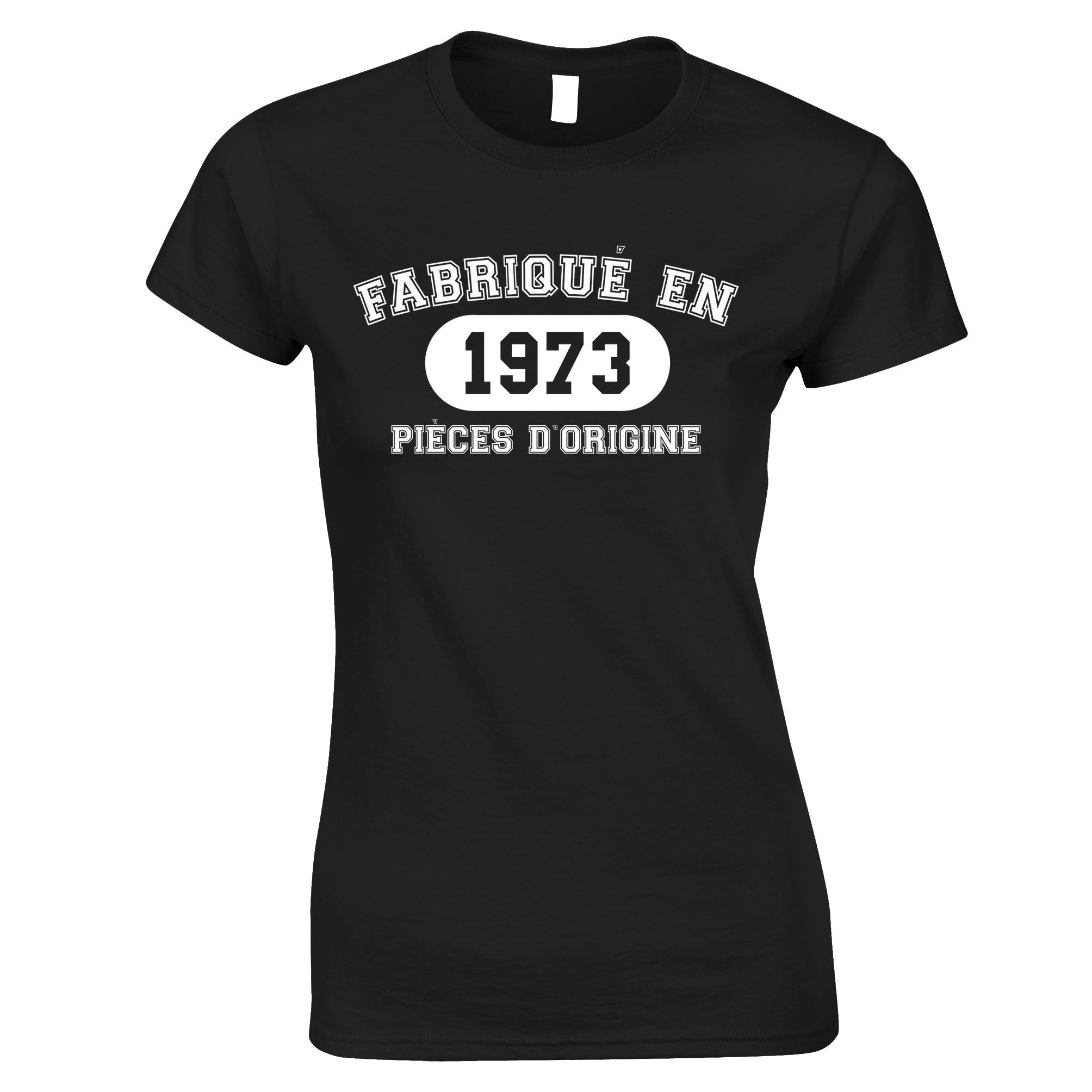 French 50th Birthday Womens T Shirt All Original Parts