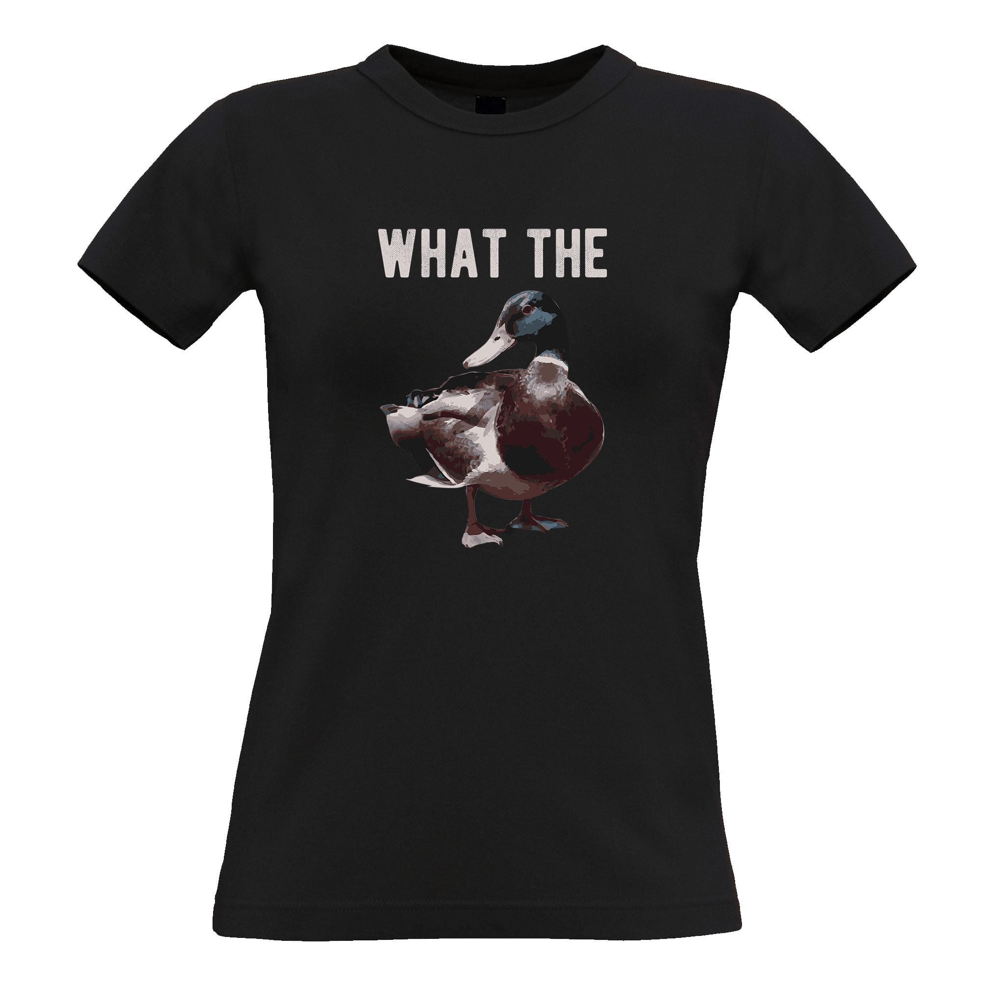 Funny What the Duck Joke Womens T Shirt