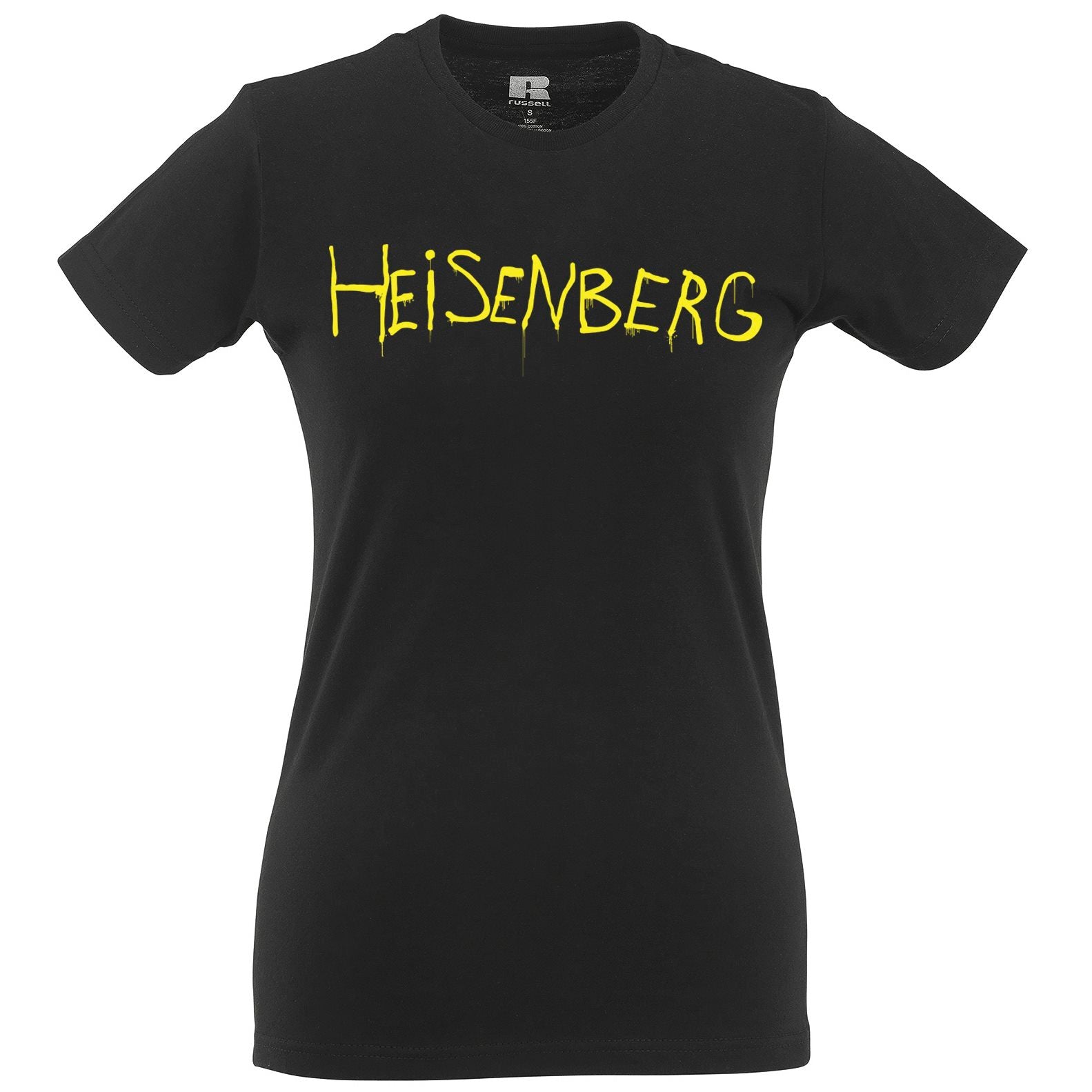 Heisenberg On The Run Womens T Shirt Spray Paint Tee