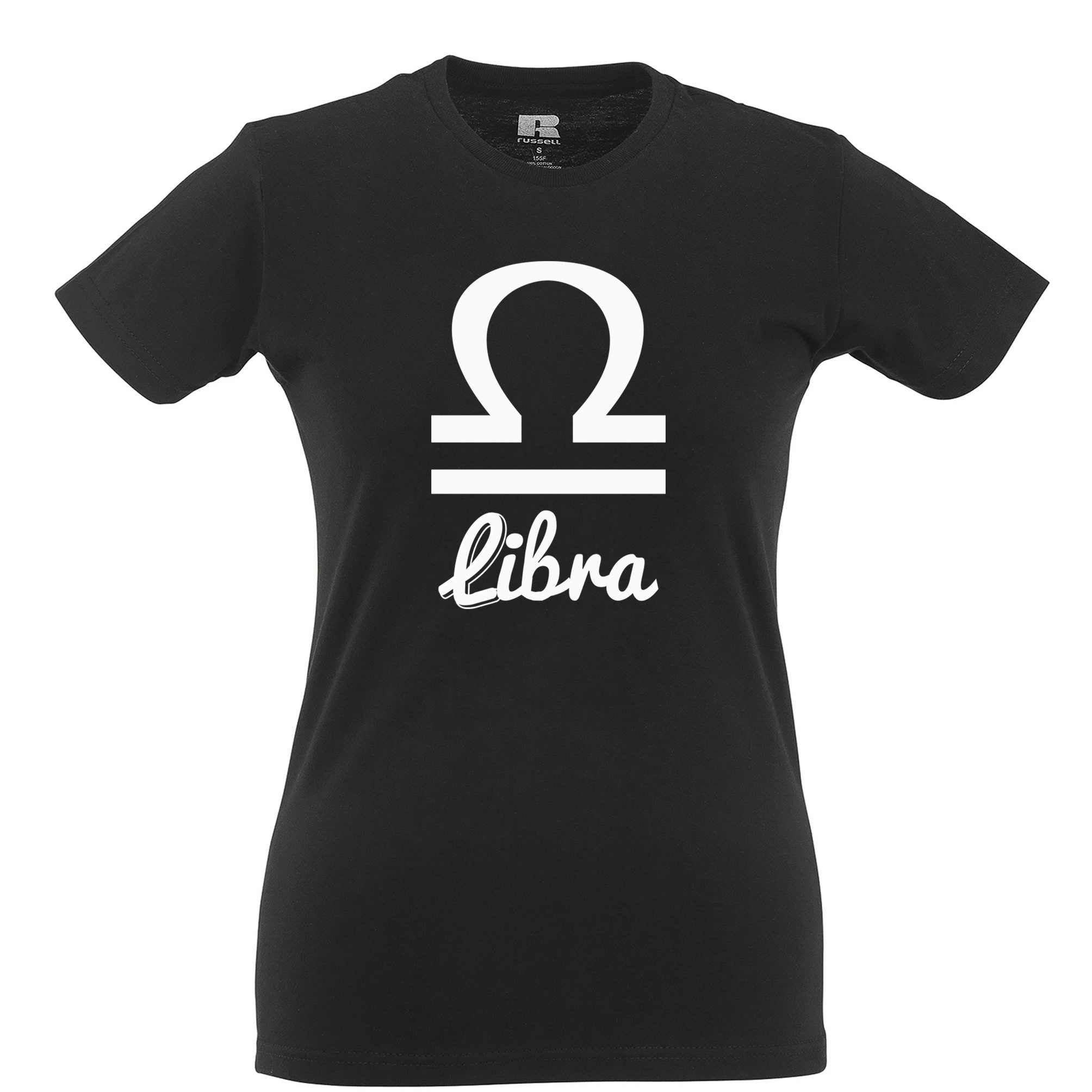 Horoscope Womens T Shirt Libra Zodiac Star Sign Birthday