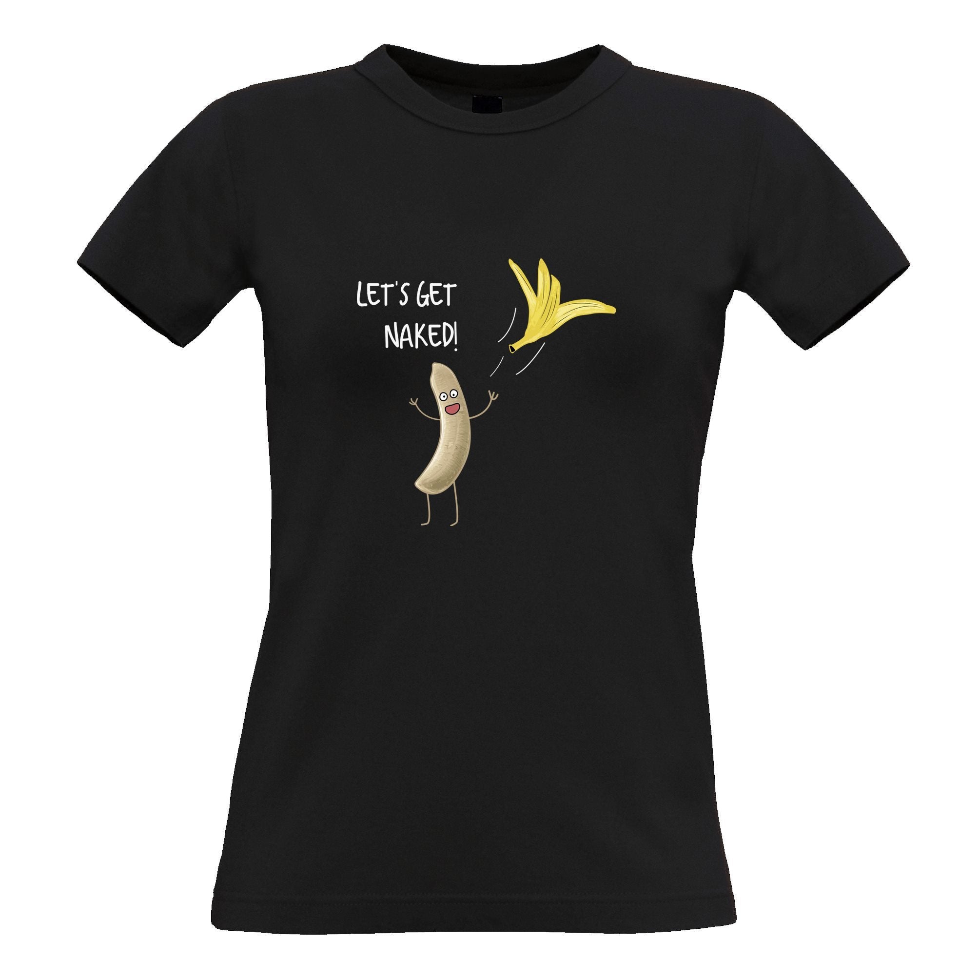 Peeled Banana Joke Womens T Shirt