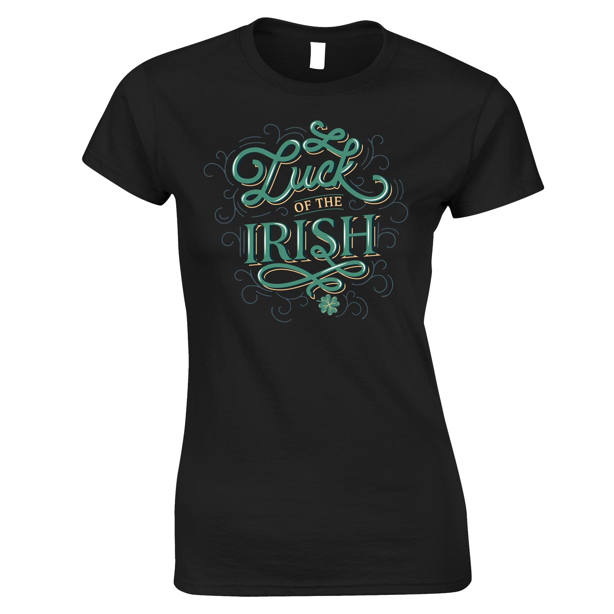 Luck of the Irish Womens T Shirt Tee