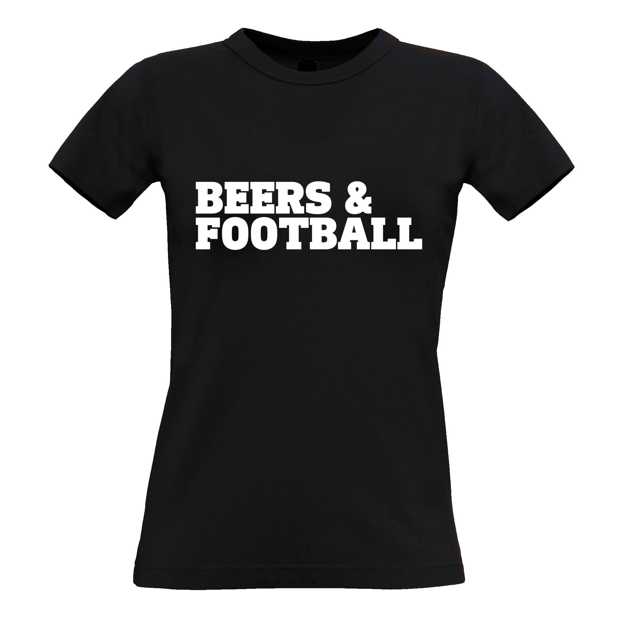 Beers And Football Womens T Shirt