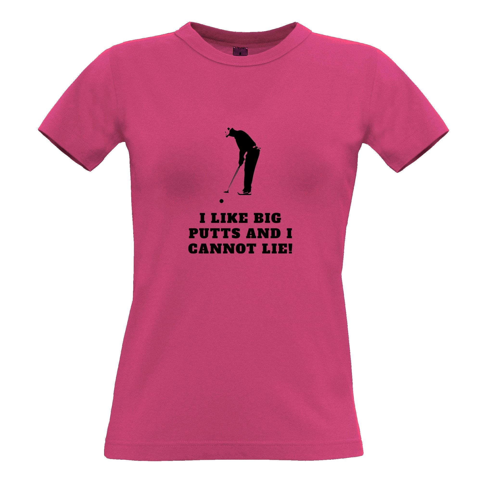 I Like Big Putts Golfing Womens T Shirt