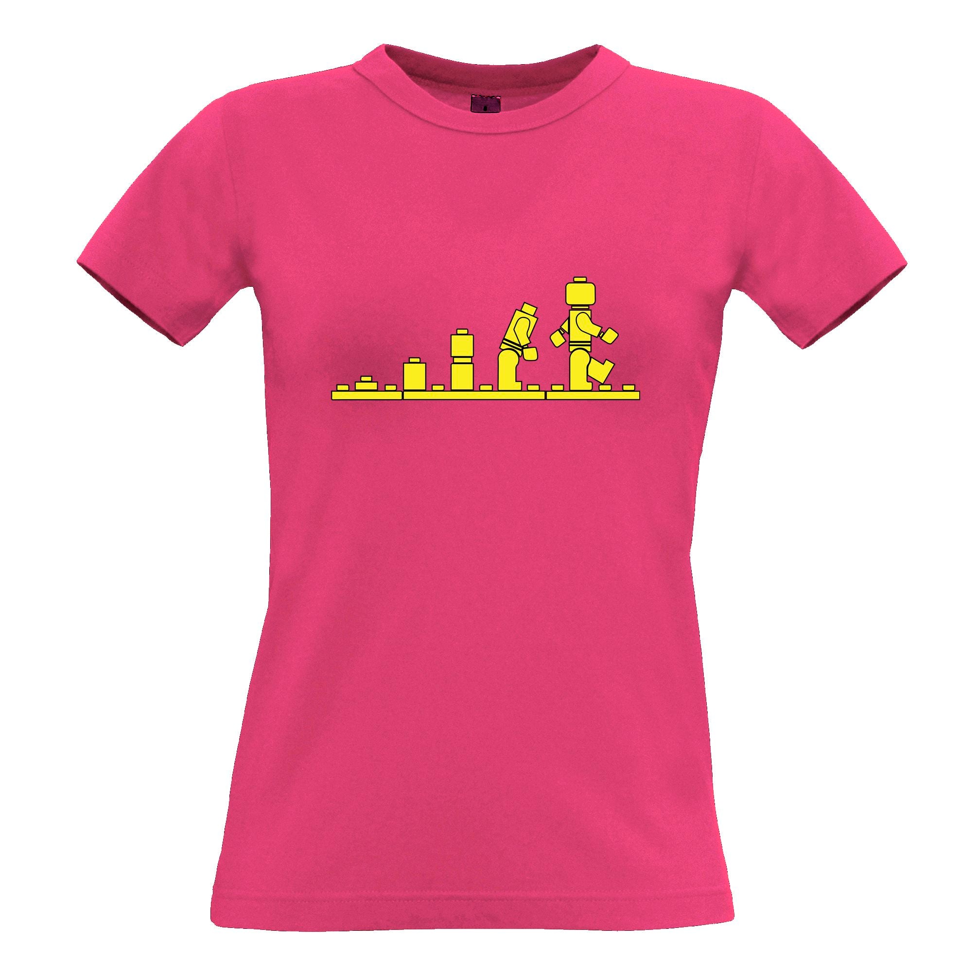 Bricks Evolution Retro Womens T Shirt