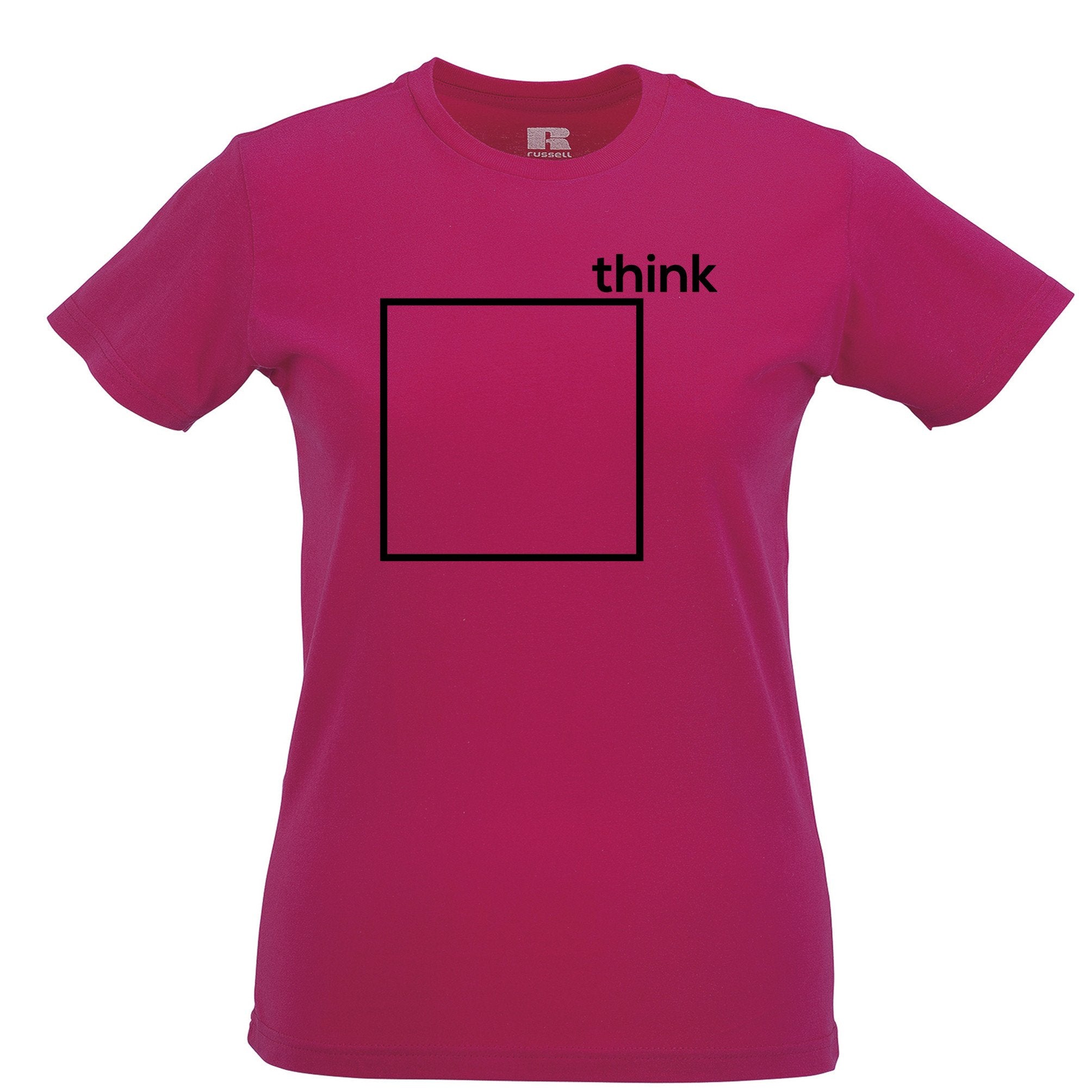 Think Outside The Box Womens T Shirt