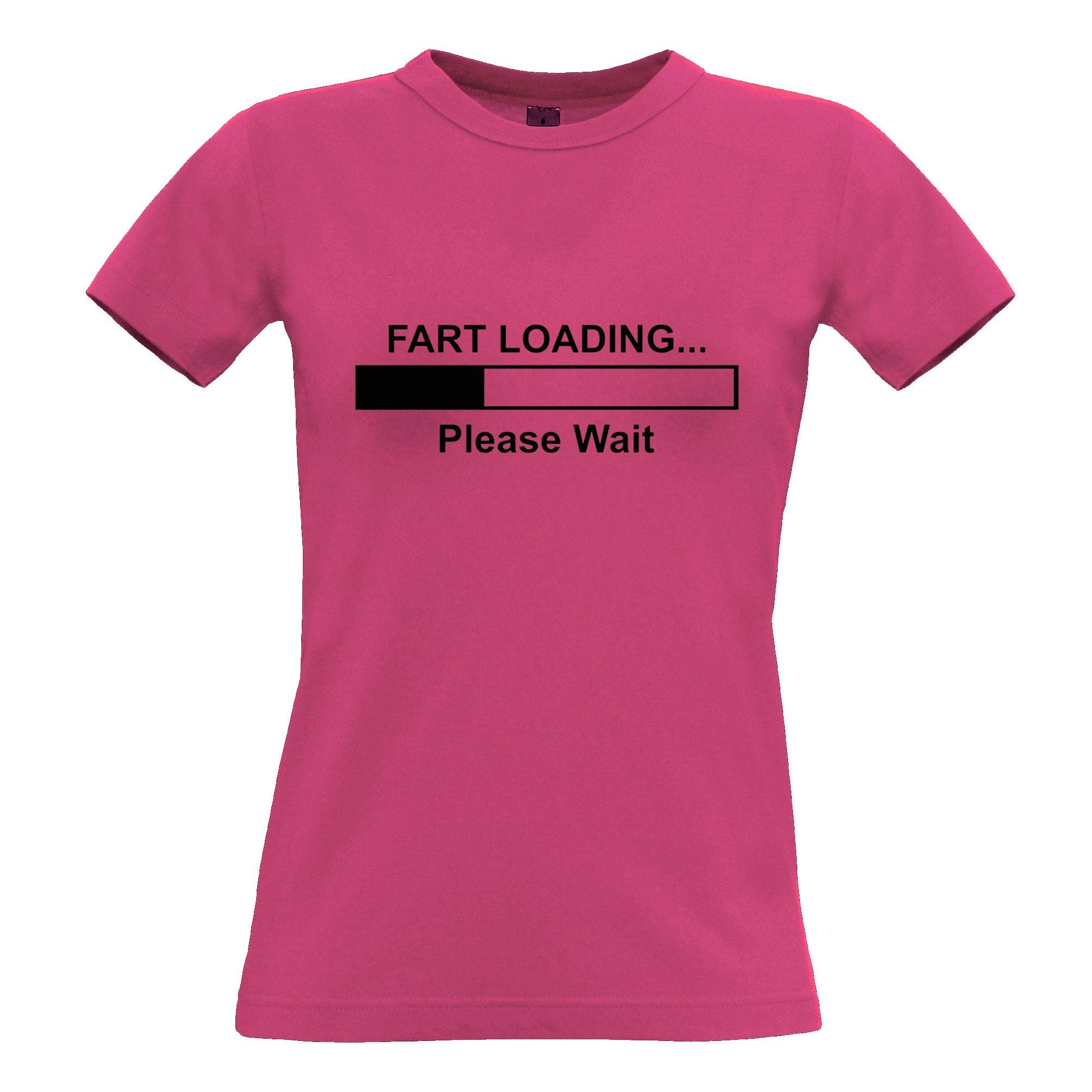 Fart Loading Bar Please Wait Womens T Shirt