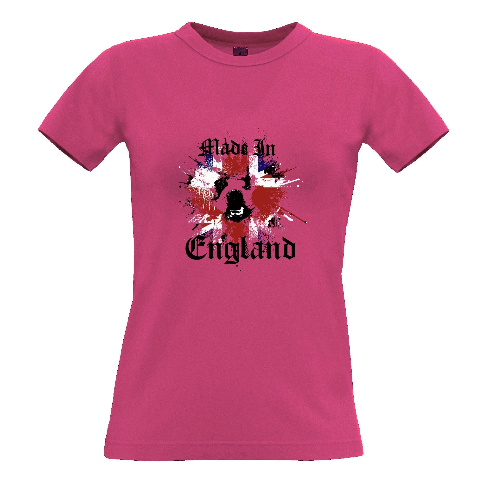 Made In England Womens T Shirt British Bulldog