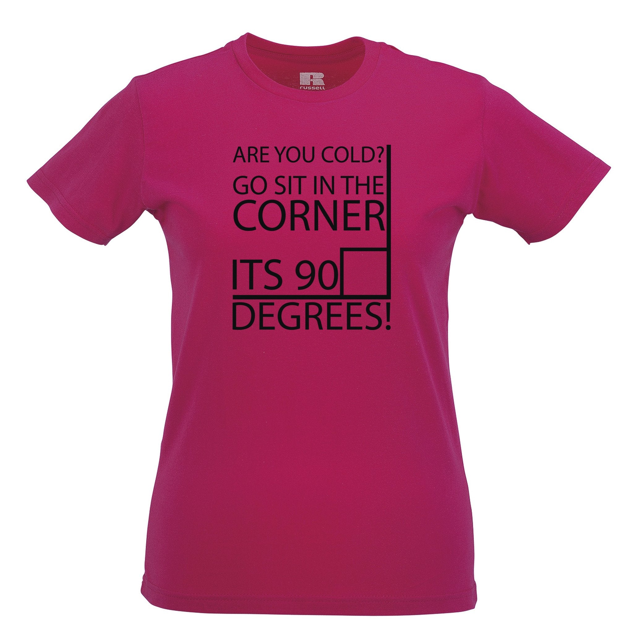 Nerd Womens T Shirt Cold? Sit In The Corner! It's 90 Degrees!