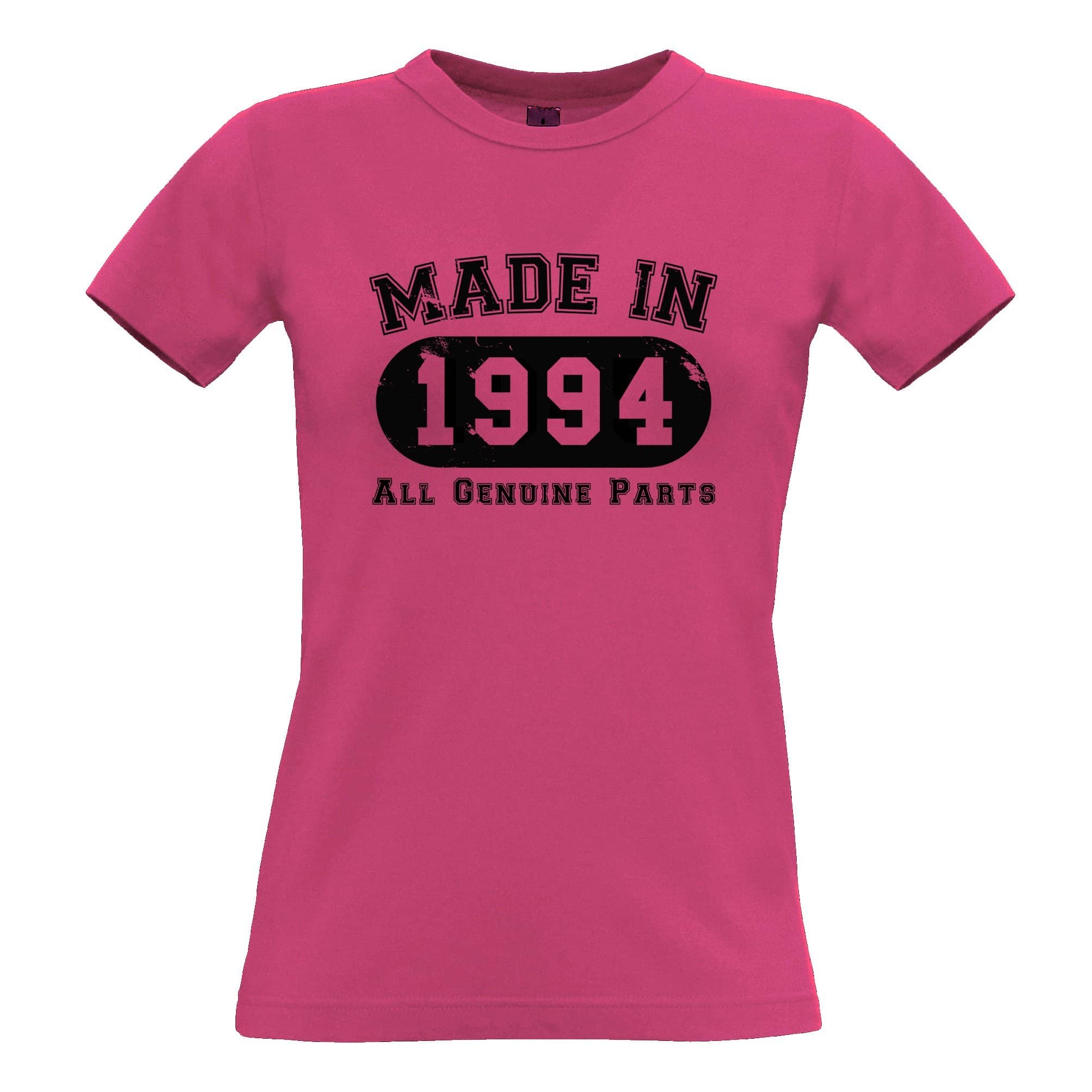 Birthday Womens T Shirt Made in 1994 All Genuine Parts