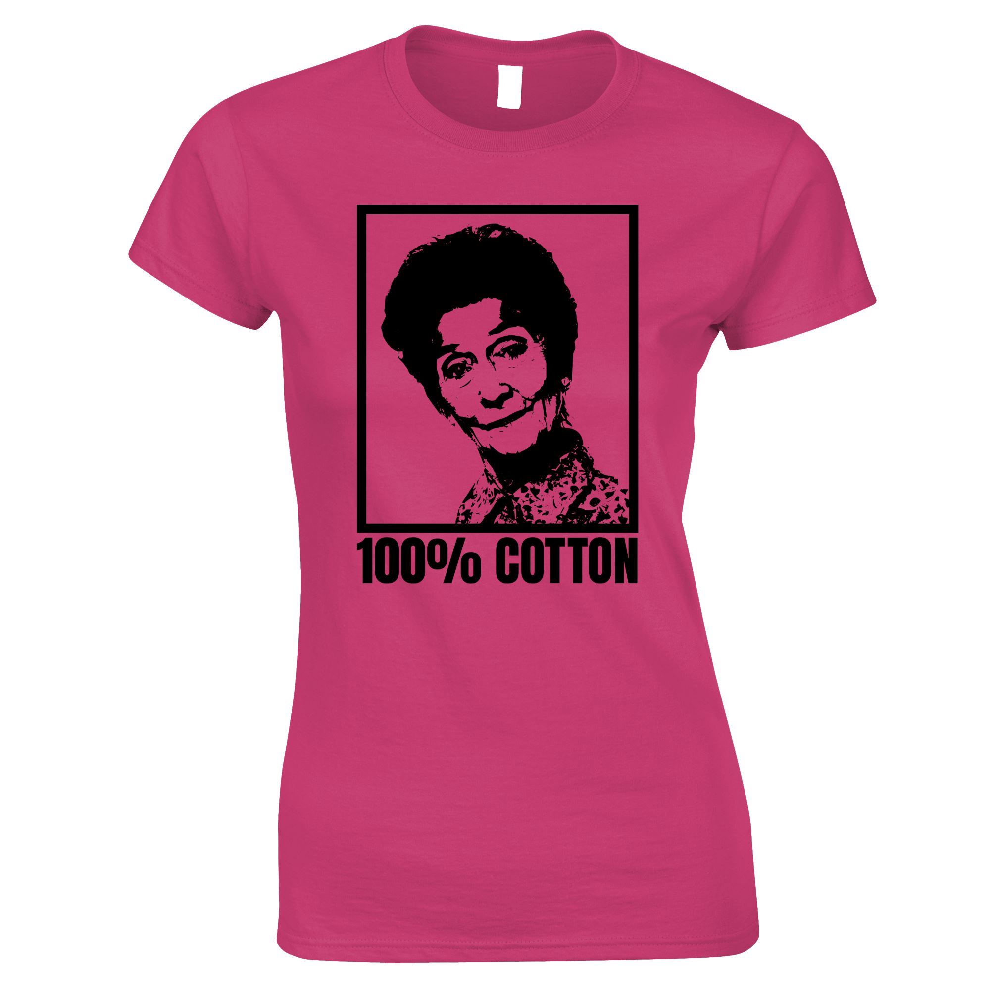 100% Dot Cotton Womens T Shirt