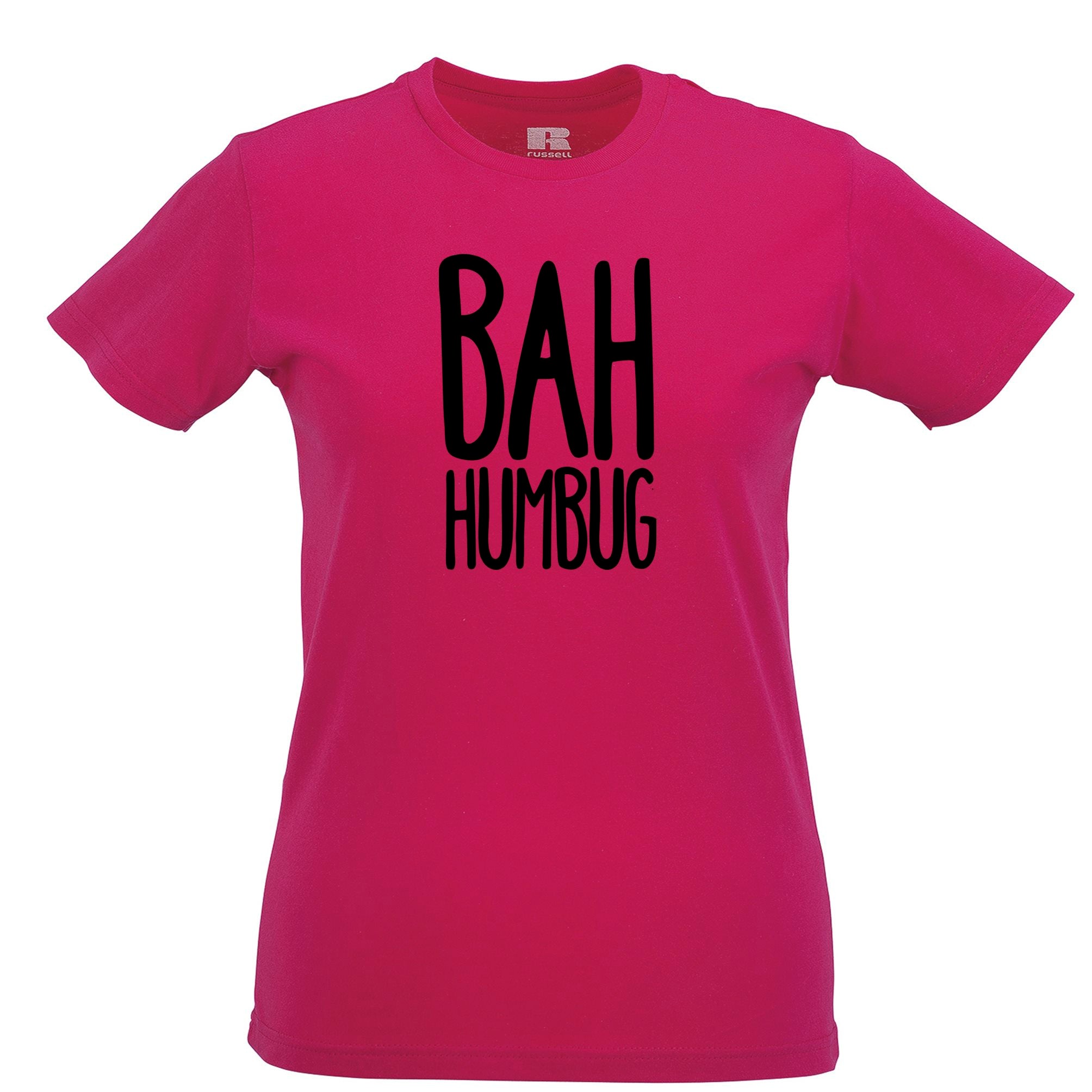 Bah Humbug Anti Christmas Womens T Shirt