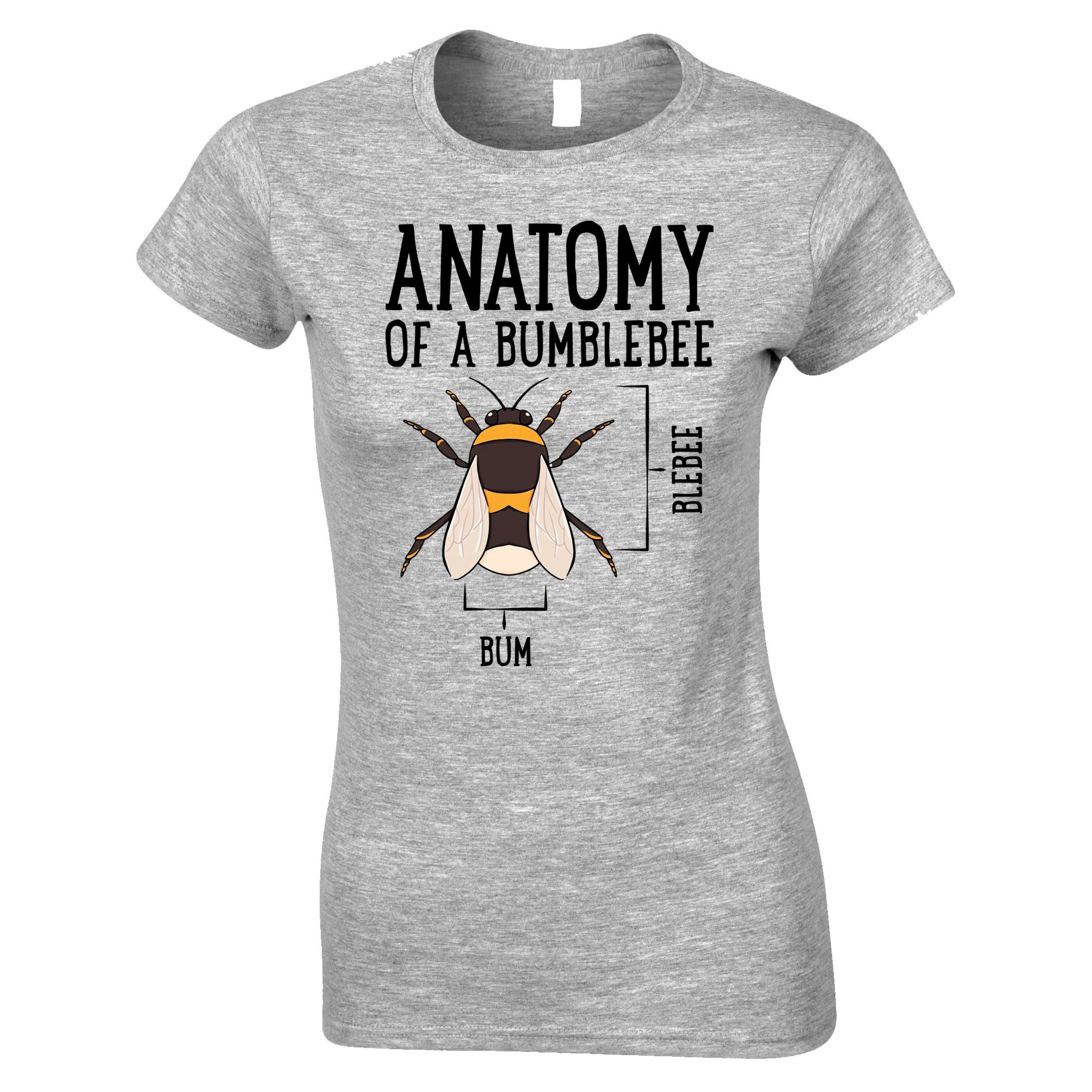 Anatomy of a Bumblebee Womens T Shirt