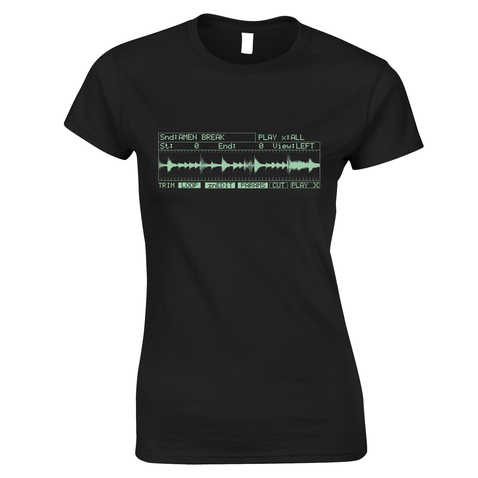 Amen Break Waveform Womens T Shirt