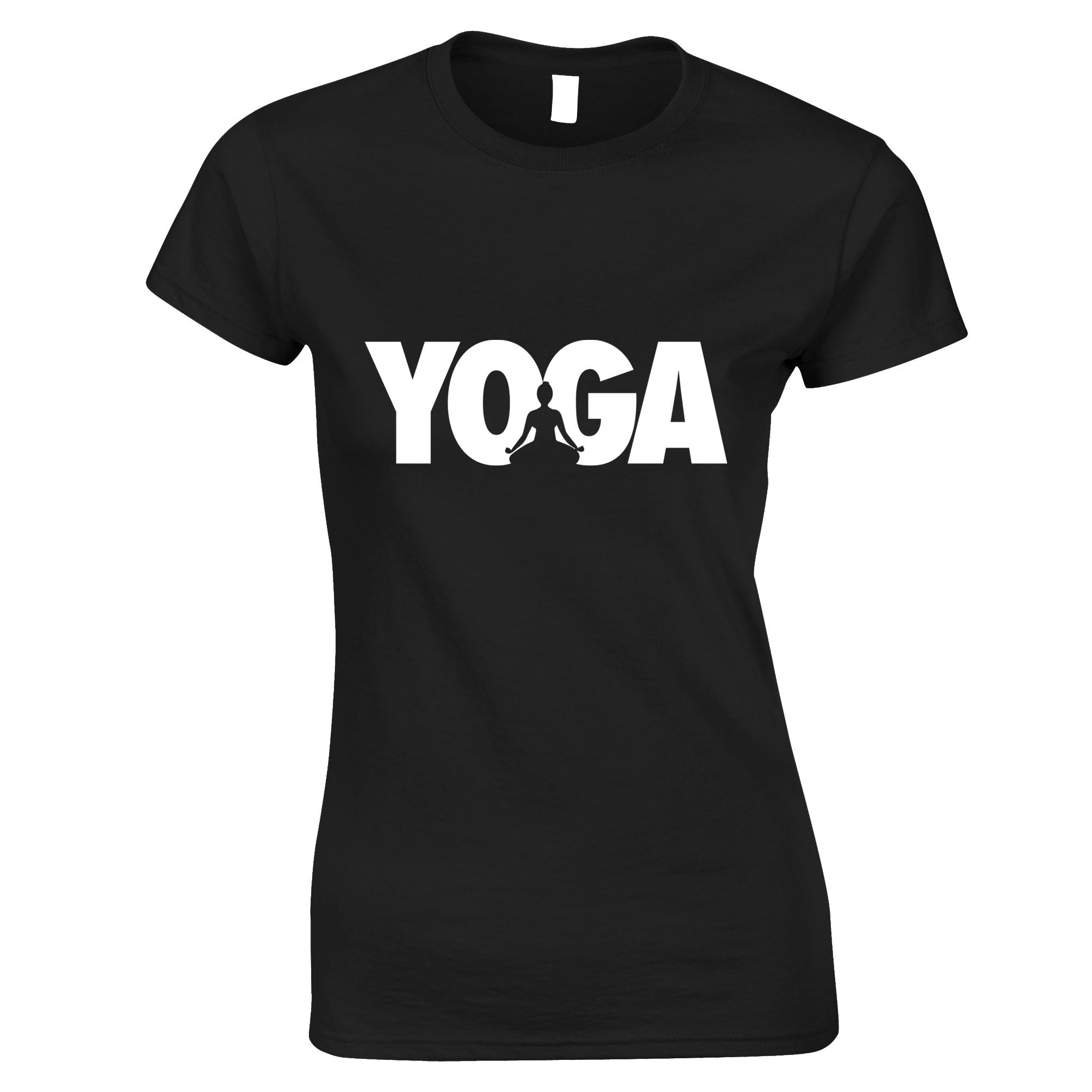 Yoga Silhouette Womens T Shirt