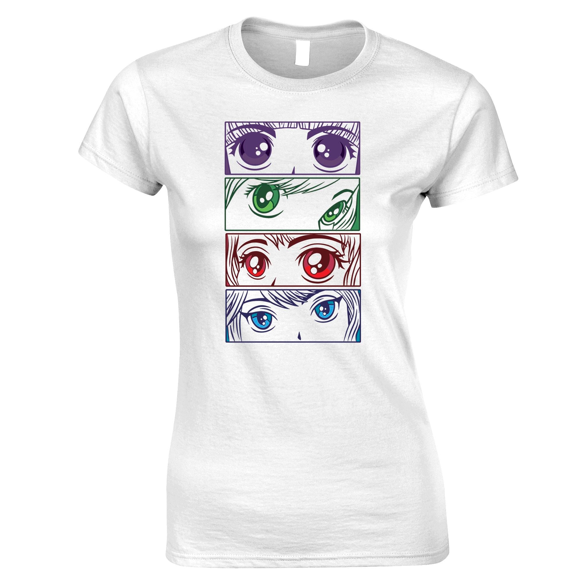 Anime Eyes Womens T Shirt