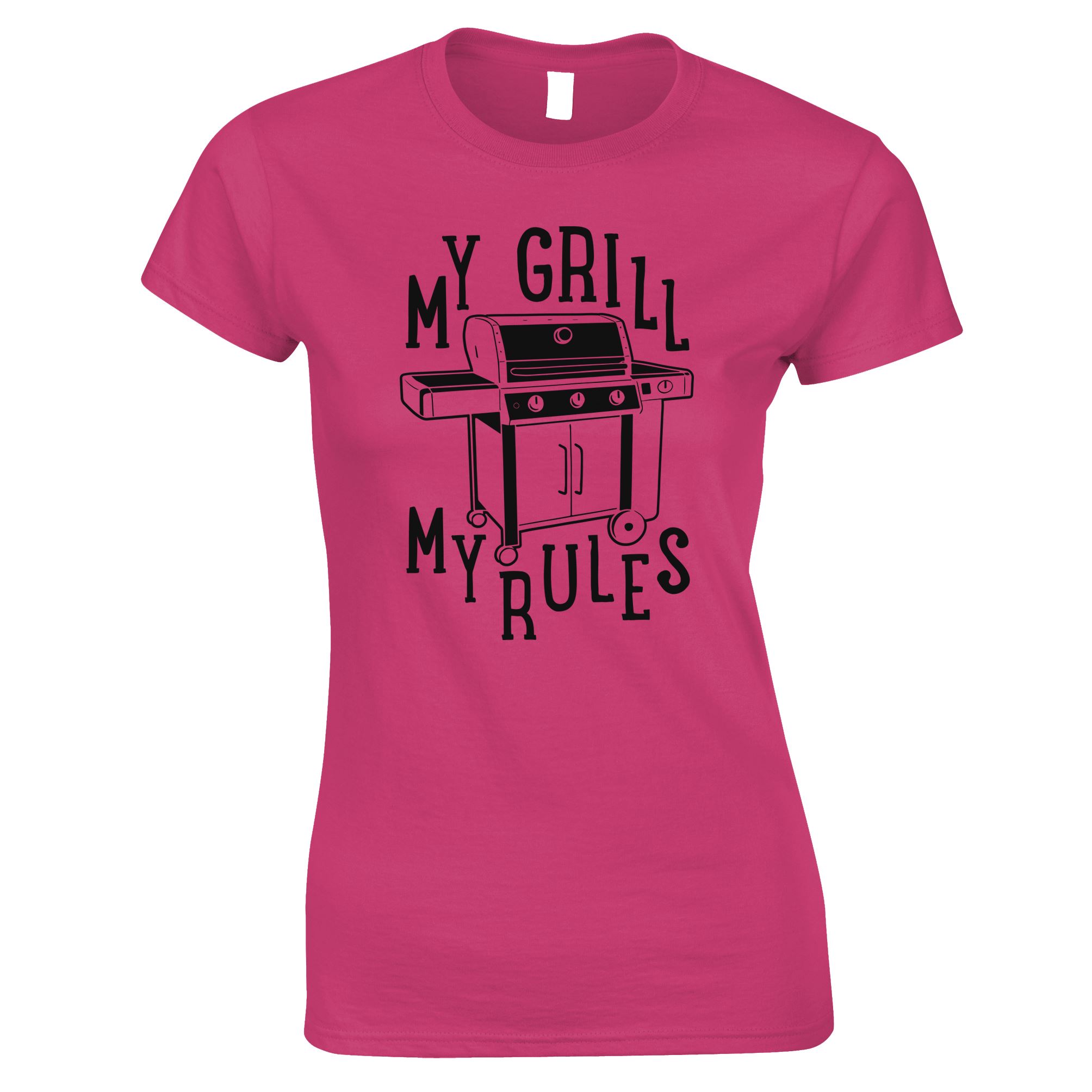 My Grill My Rules BBQ Womens T Shirt