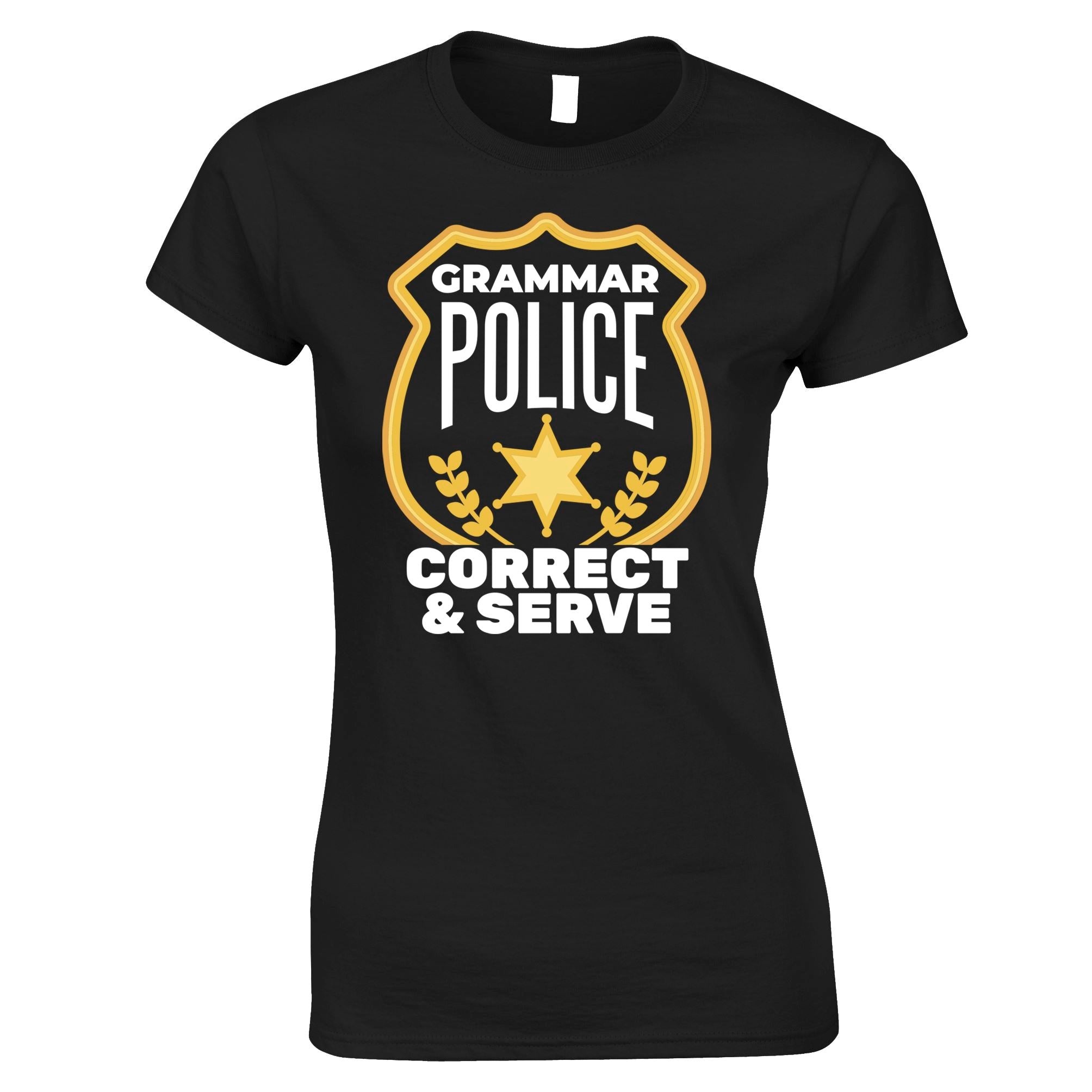 Grammar Police Womens T Shirt