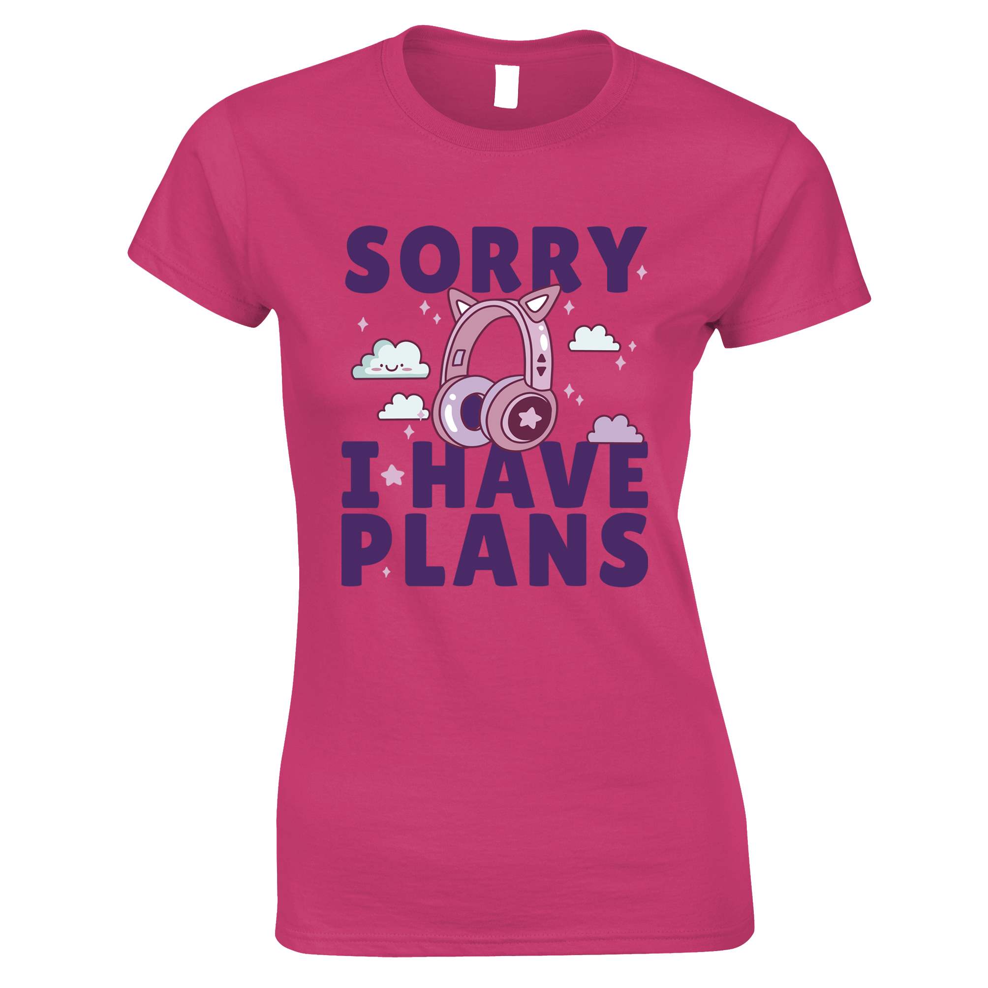 Sorry I Have Plans Womens T Shirt