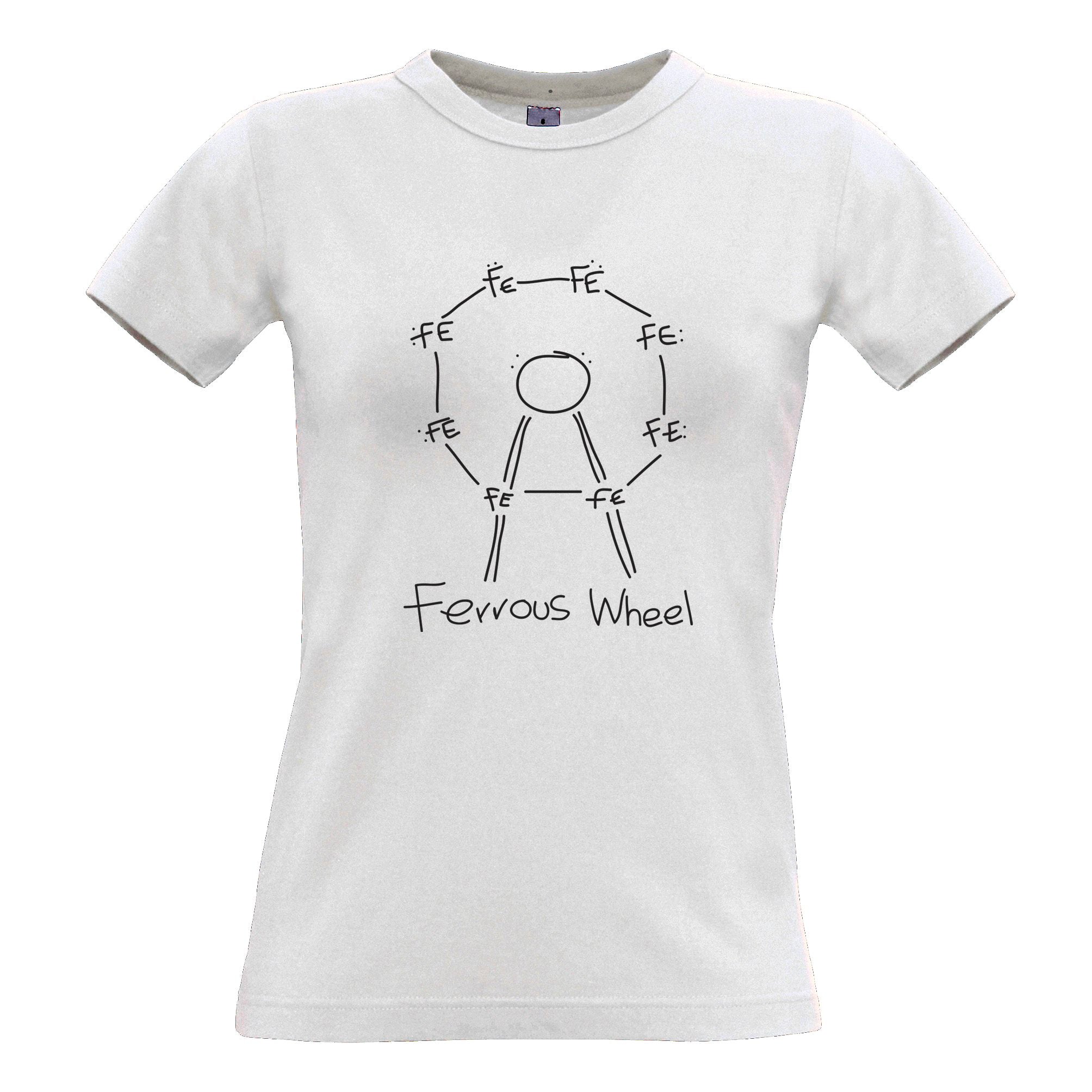 Ferrous Ferris Wheel Science Womens T Shirt