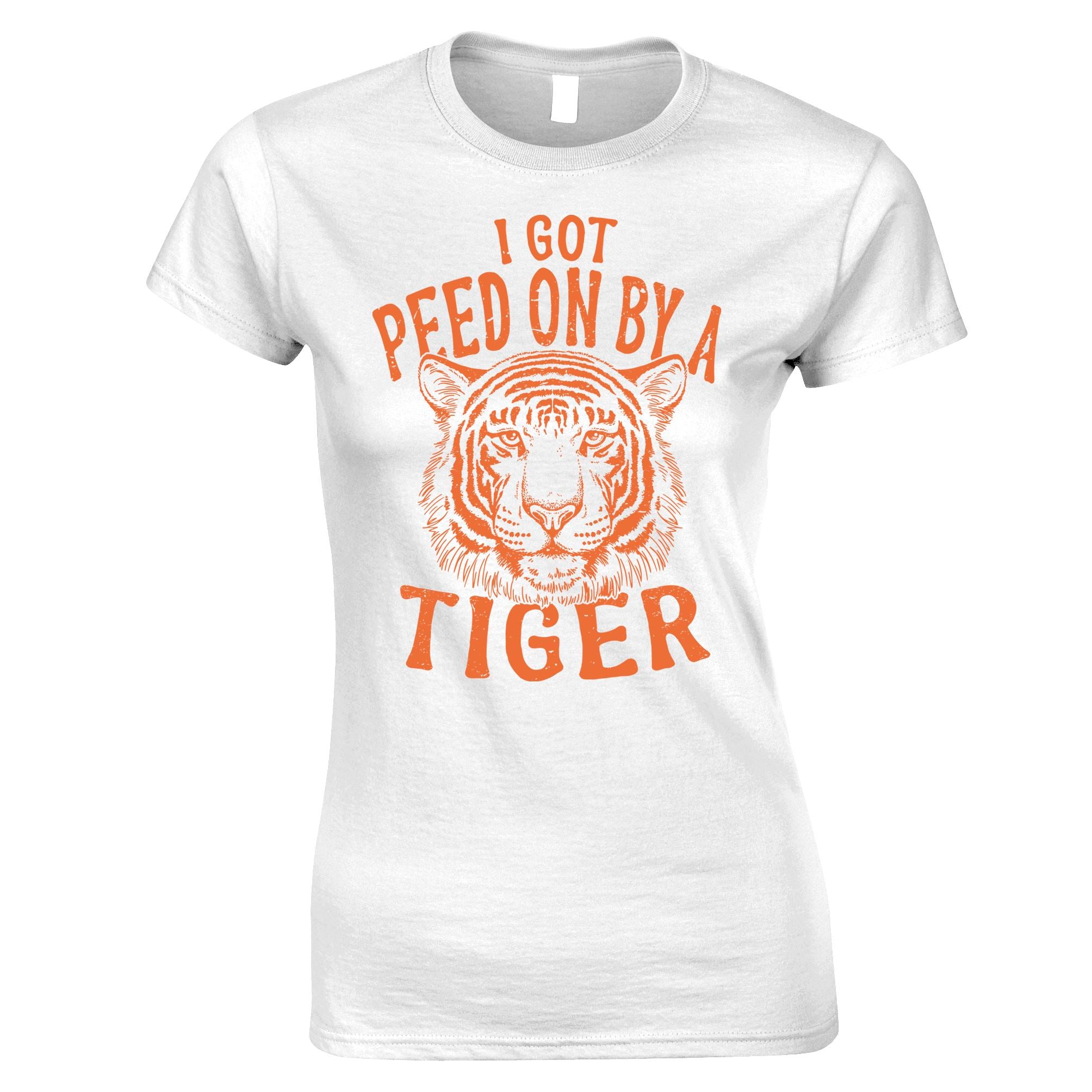 Exotic Womens T Shirt I Got Peed On By A Tiger King