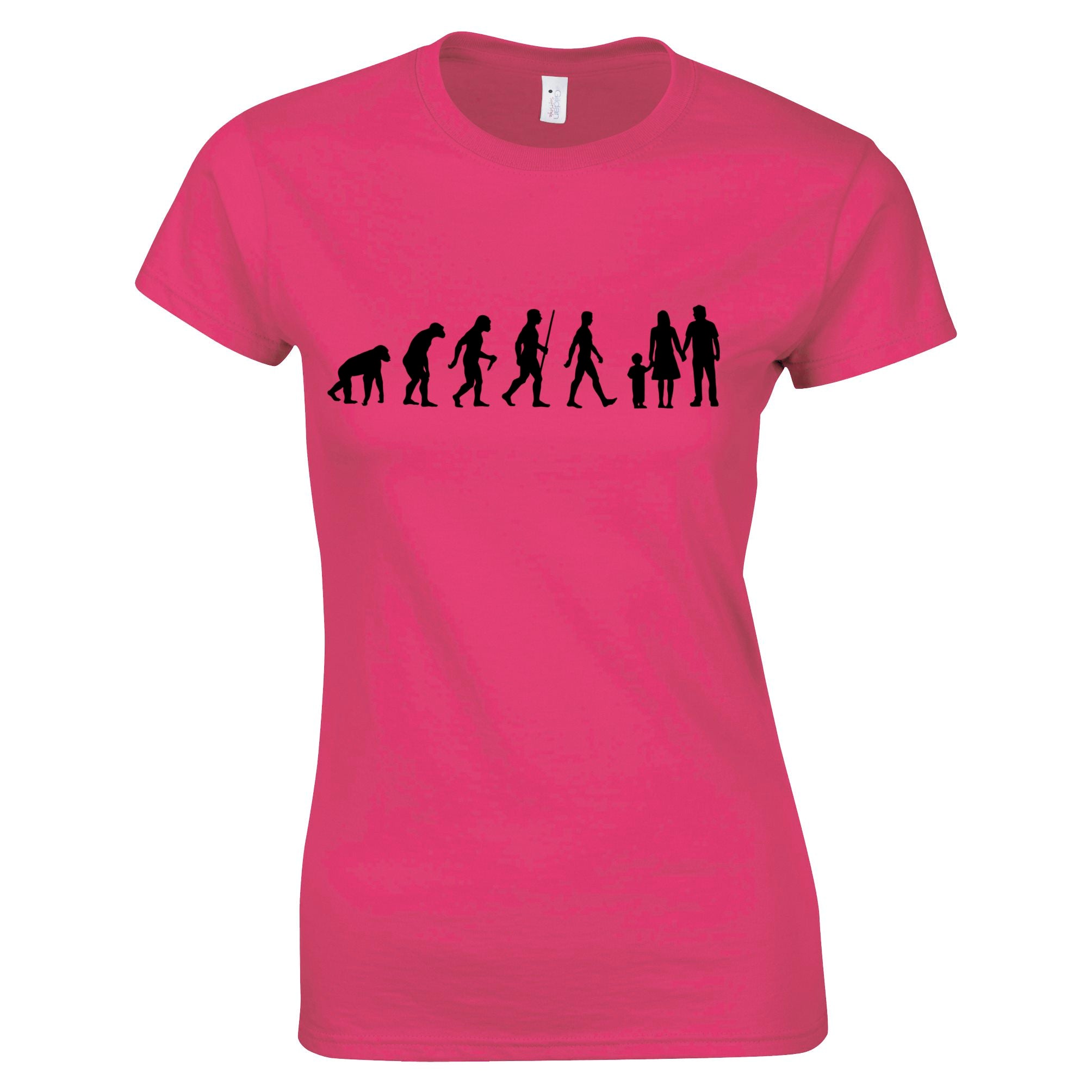 Parenthood Womens T Shirt Evolution Of A Family Two Boys