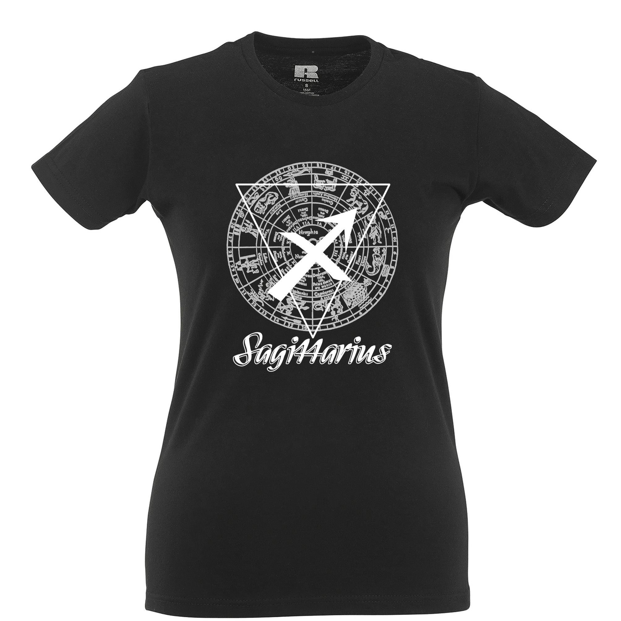 Horoscope Womens T Shirt Sagittarius Zodiac Sign Birthday