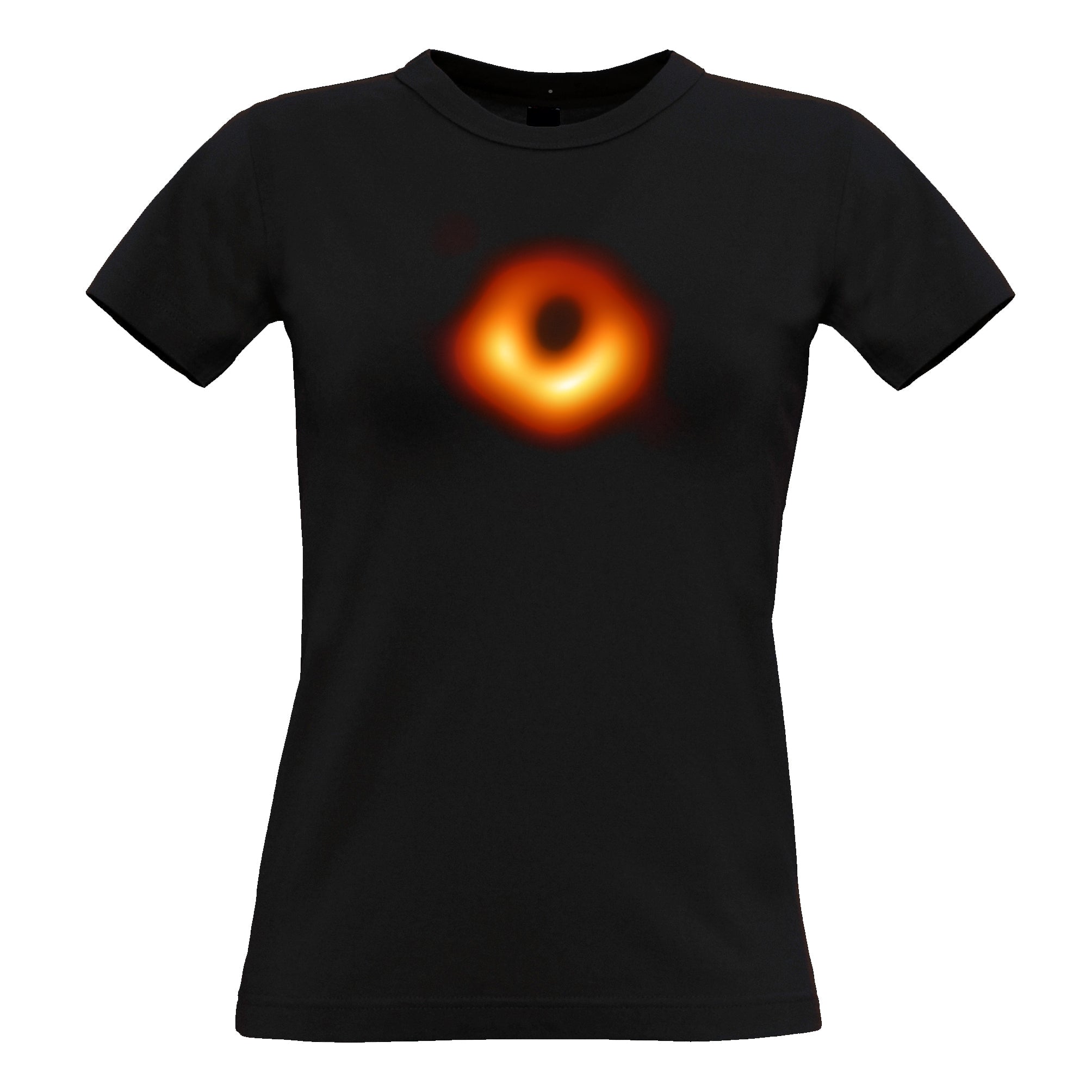 Cool Science Womens T Shirt First Picture of a Black Hole